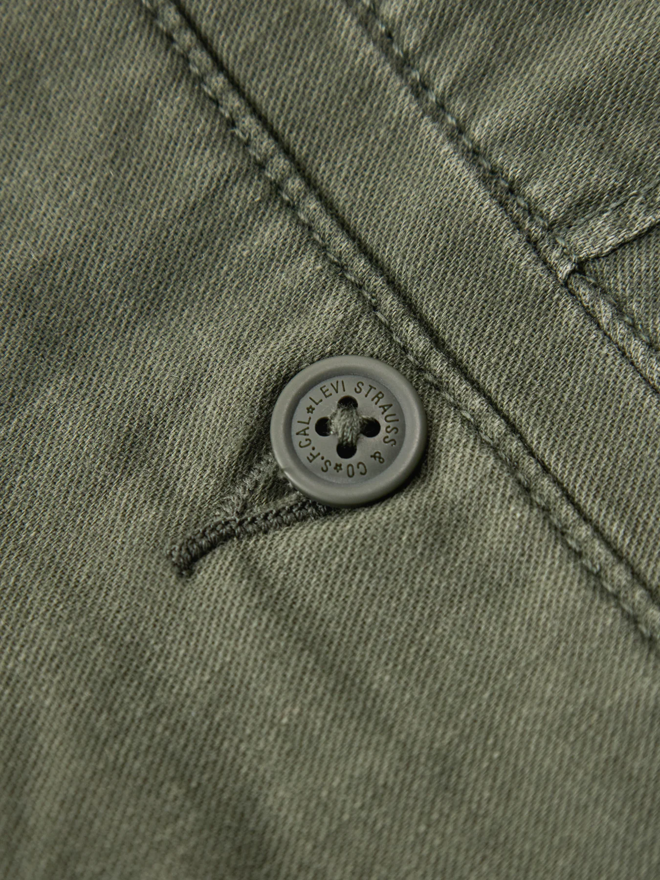Levi’s XX Chino Shorts II in Green - Image 3