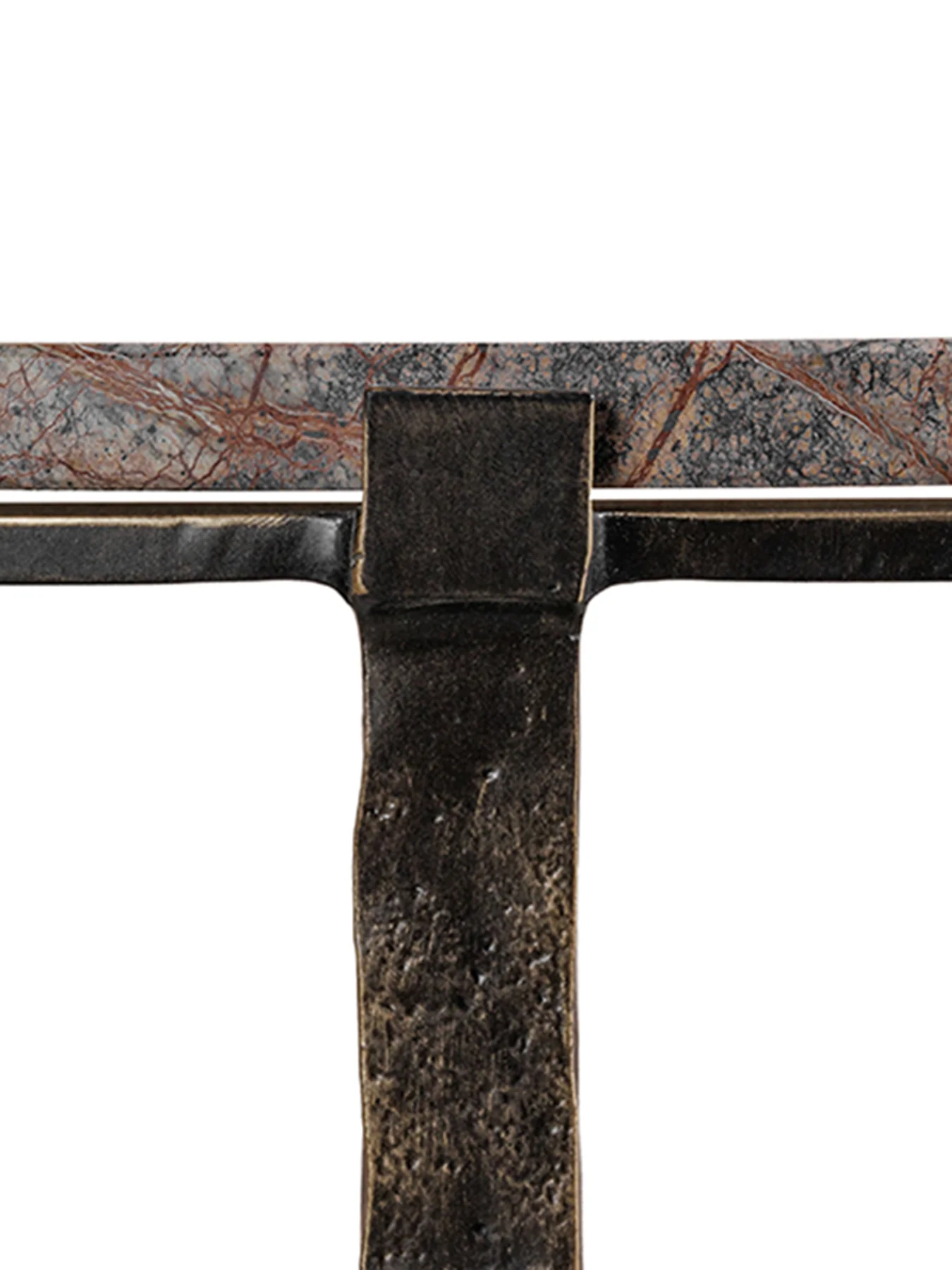 Leo Forest Brown Marble Coffee Table - Image 4