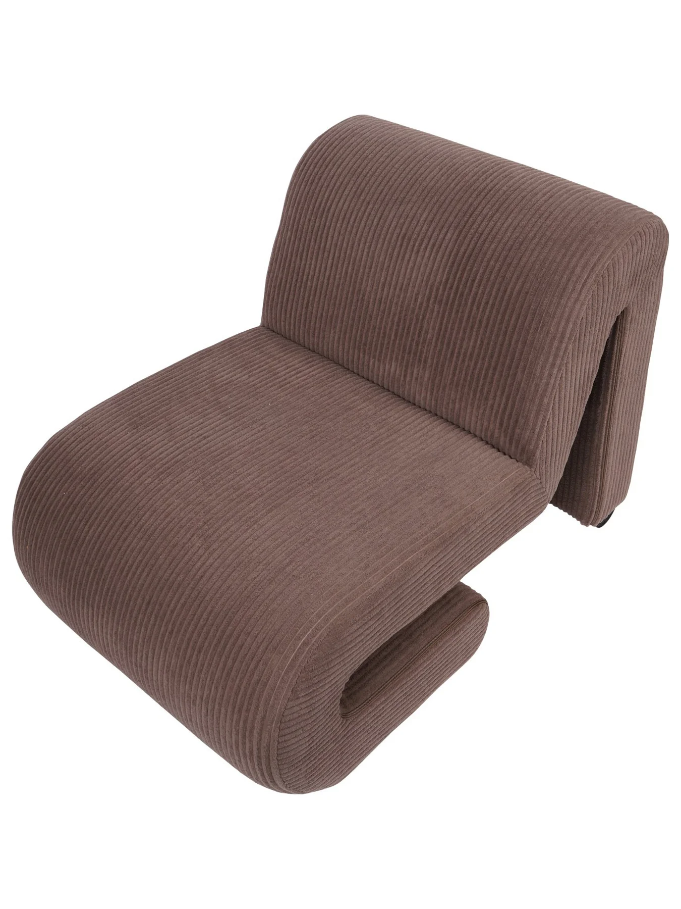 Ellis Chair Mid Brown Corduroy - Image 3