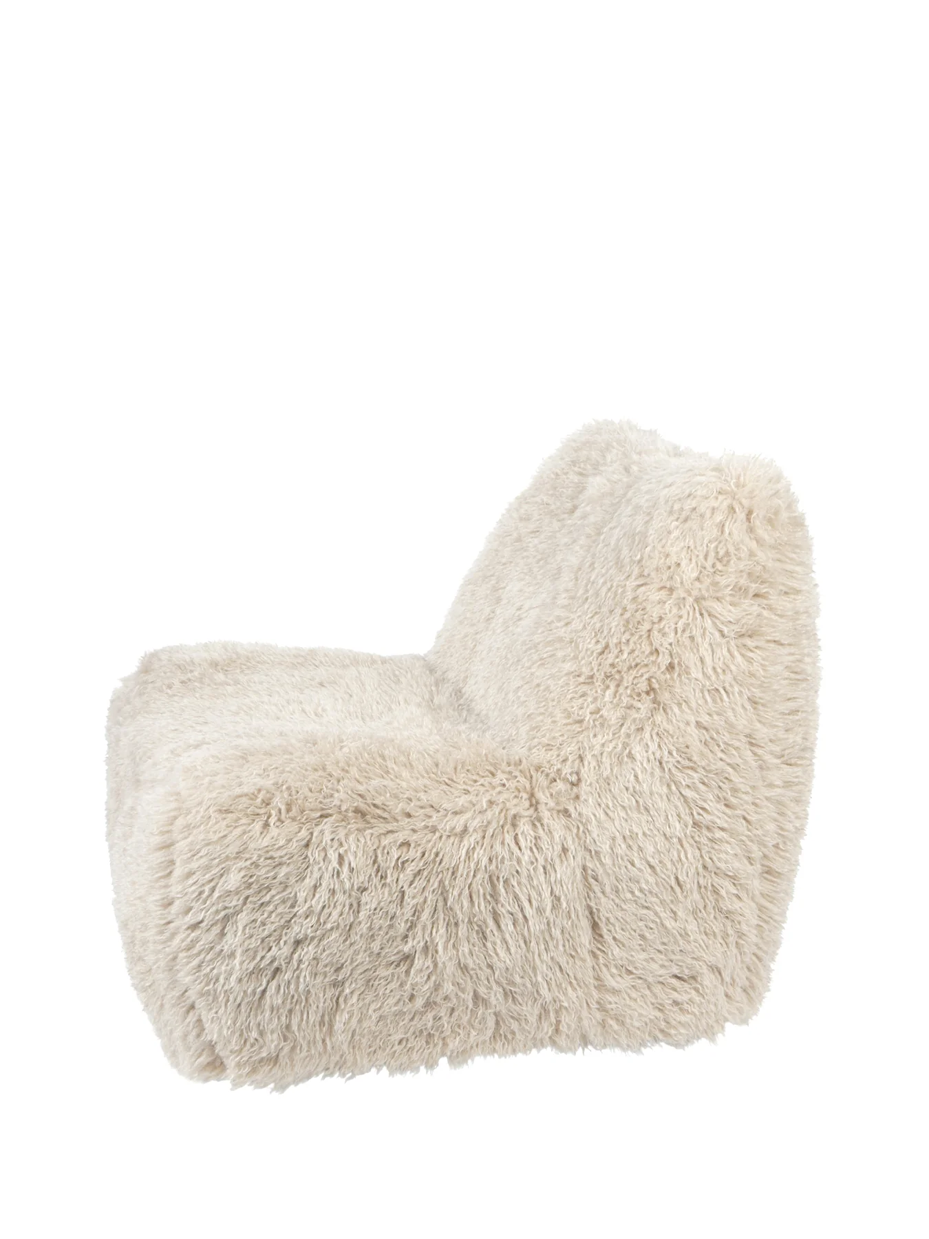 Wallace Faux Sheepskin Occasional Chair on Swivel Base - Image 3