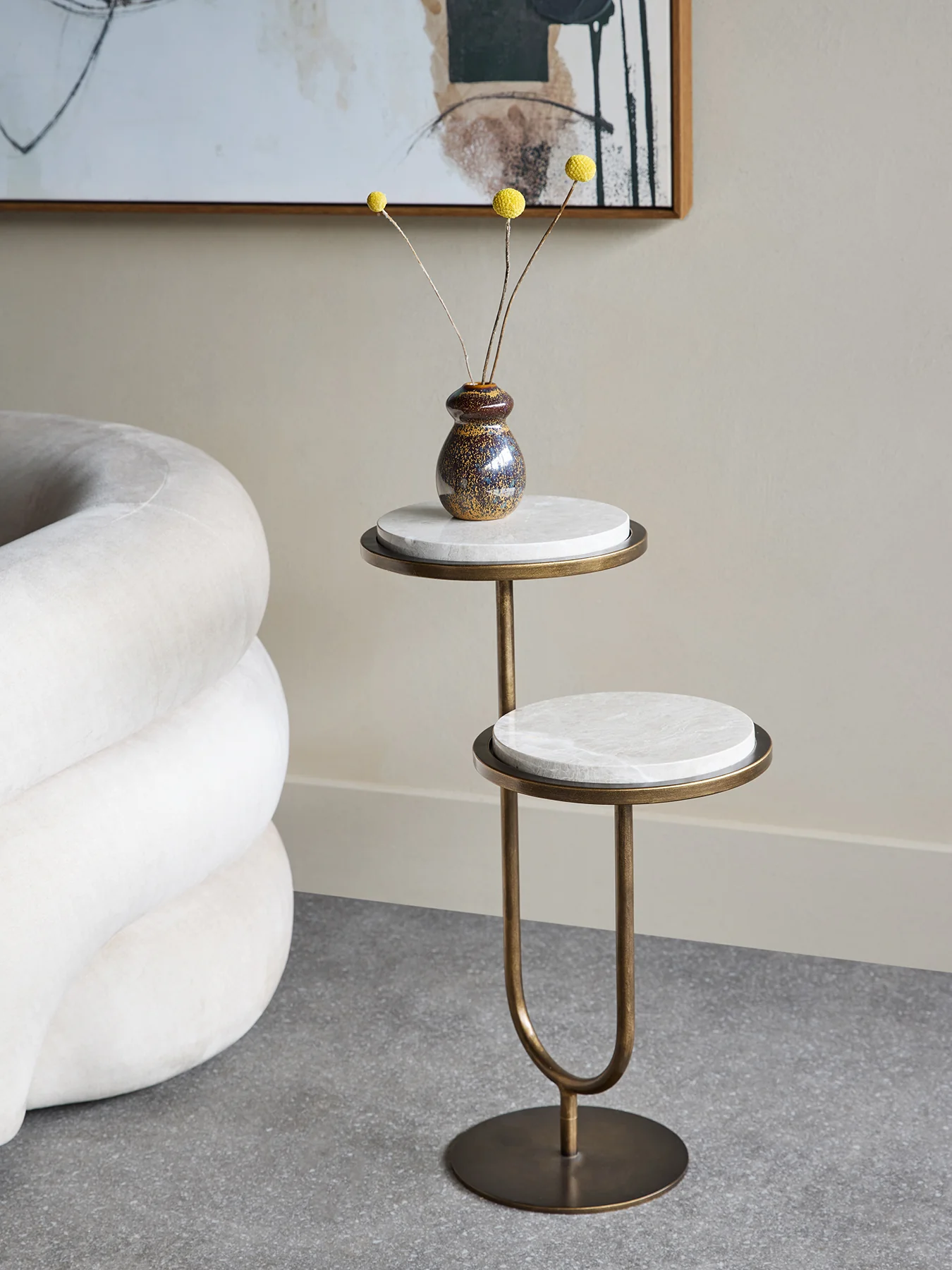 Marco Accent Table Grey - Image 2