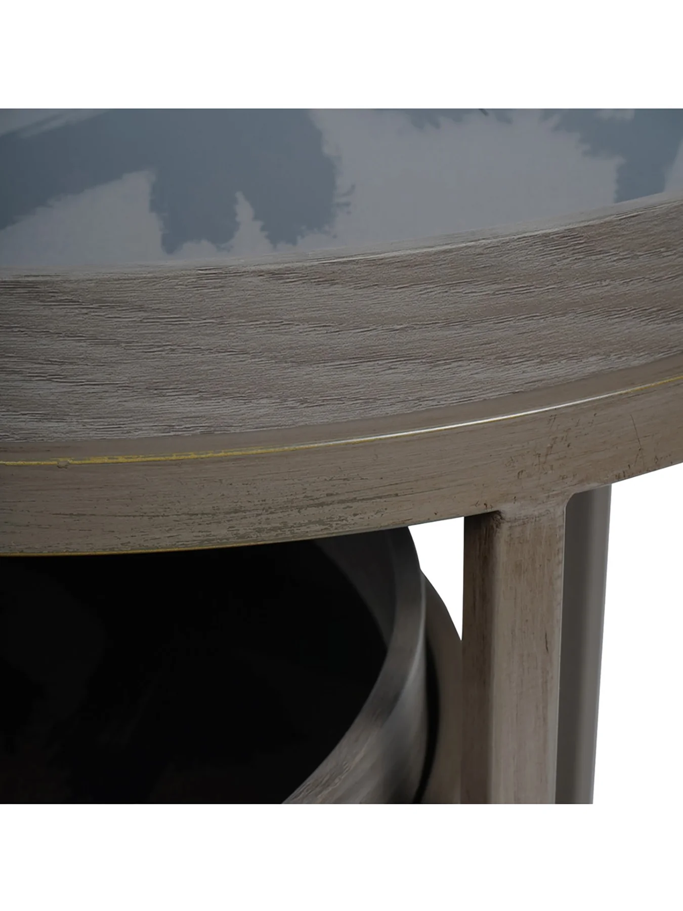 Impasto Brushstroke Side Tray Tables Multi - Image 4