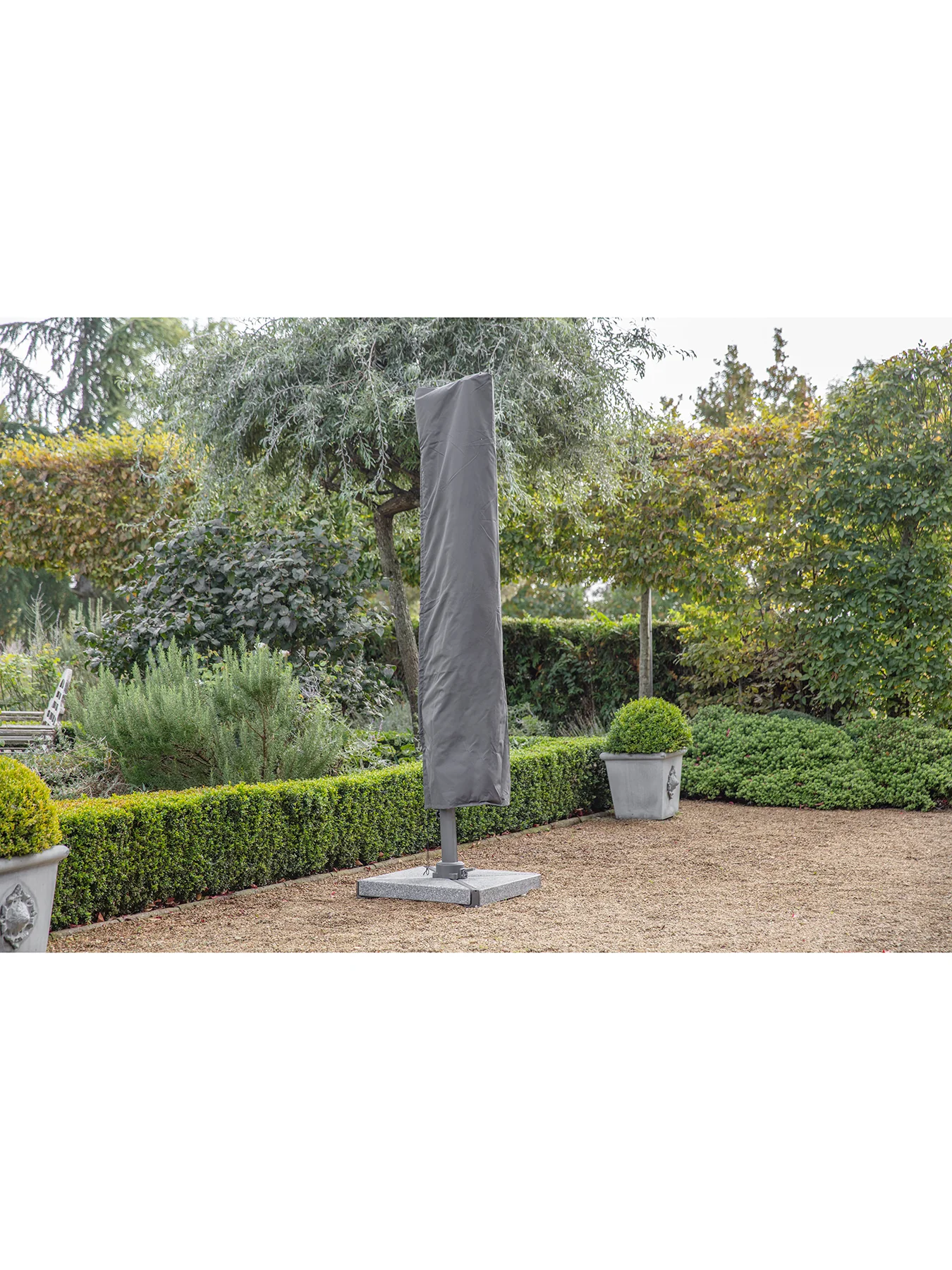 Lichfield Cantilever Garden Parasol Grey - Image 4