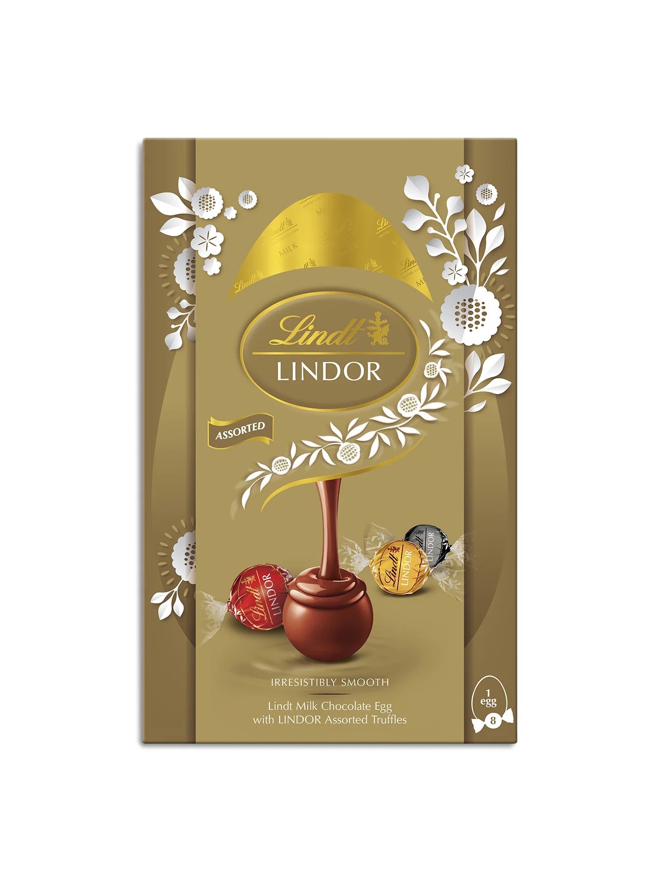 Lindt Lindor Assorted Chocolate Shell Egg 260g Easter Gift