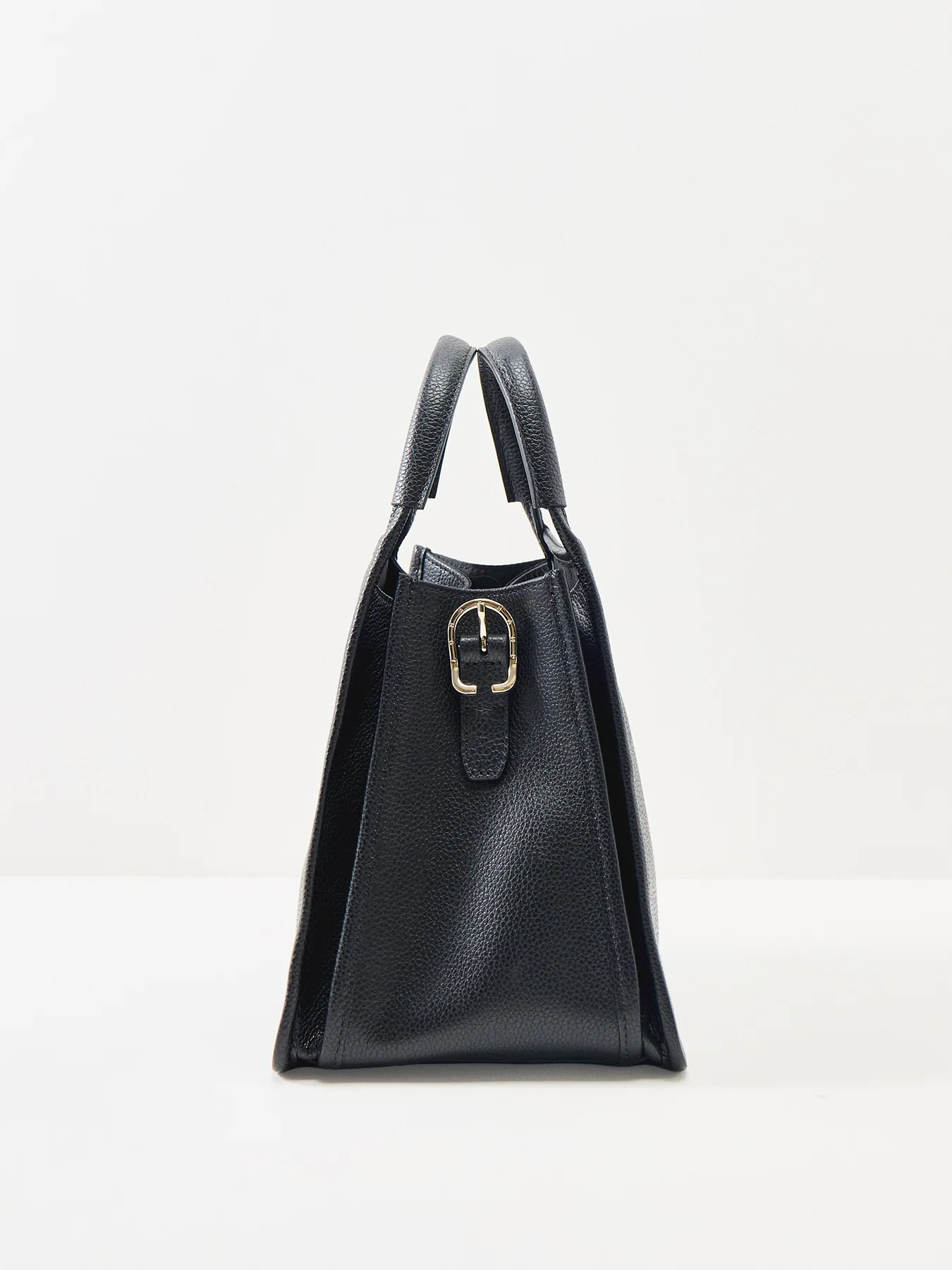 Le Foulonné Small Handbag Black - Image 4
