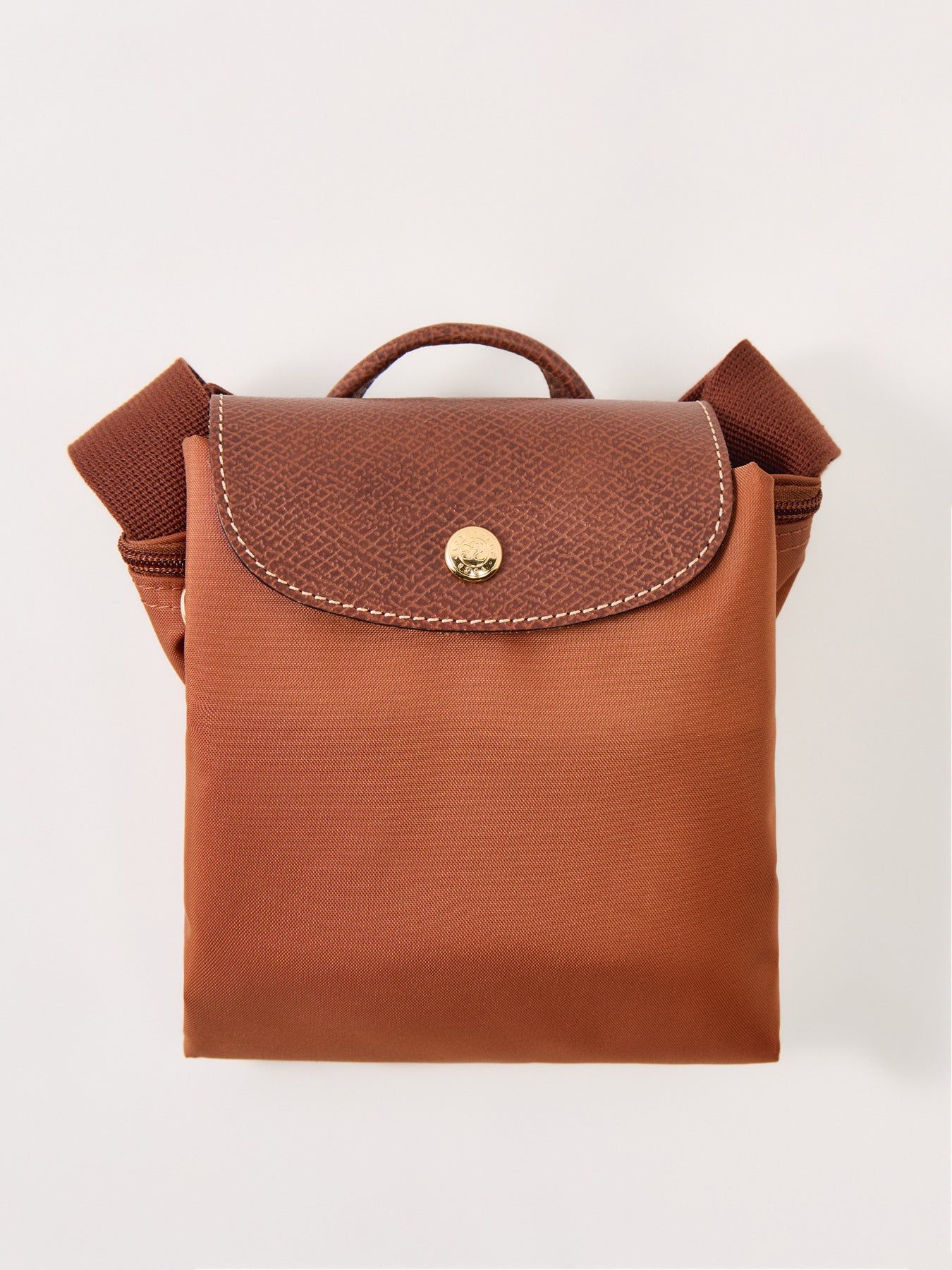 Le Pliage Medium Nylon Backpack Cognac - Image 5