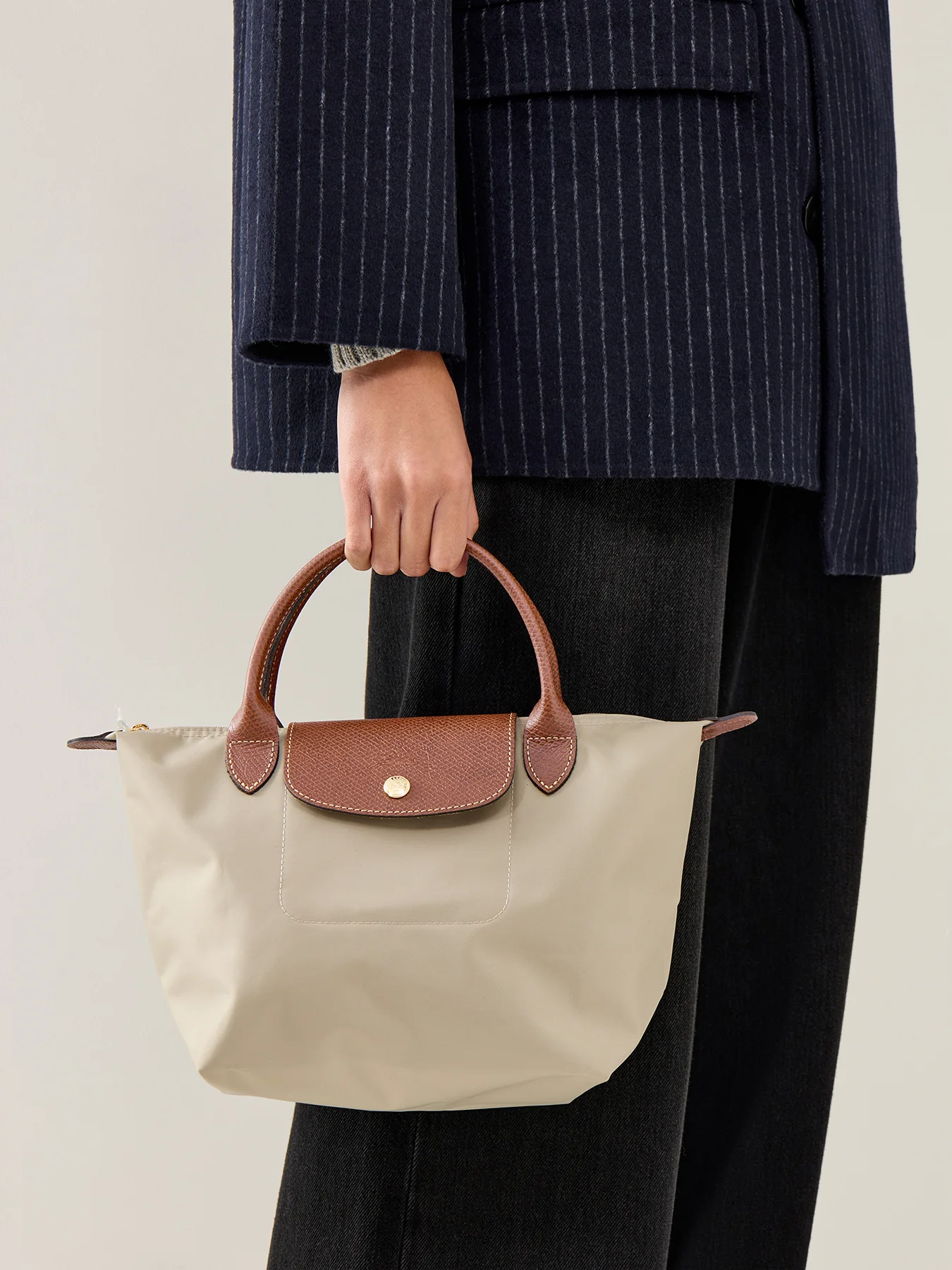 Le Pliage Original Small Handbag Galet - Image 2