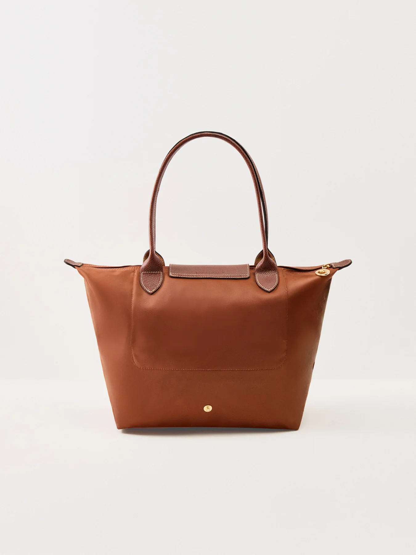 Le Pliage Medium Nylon Tote Bag Cognac - Image 3