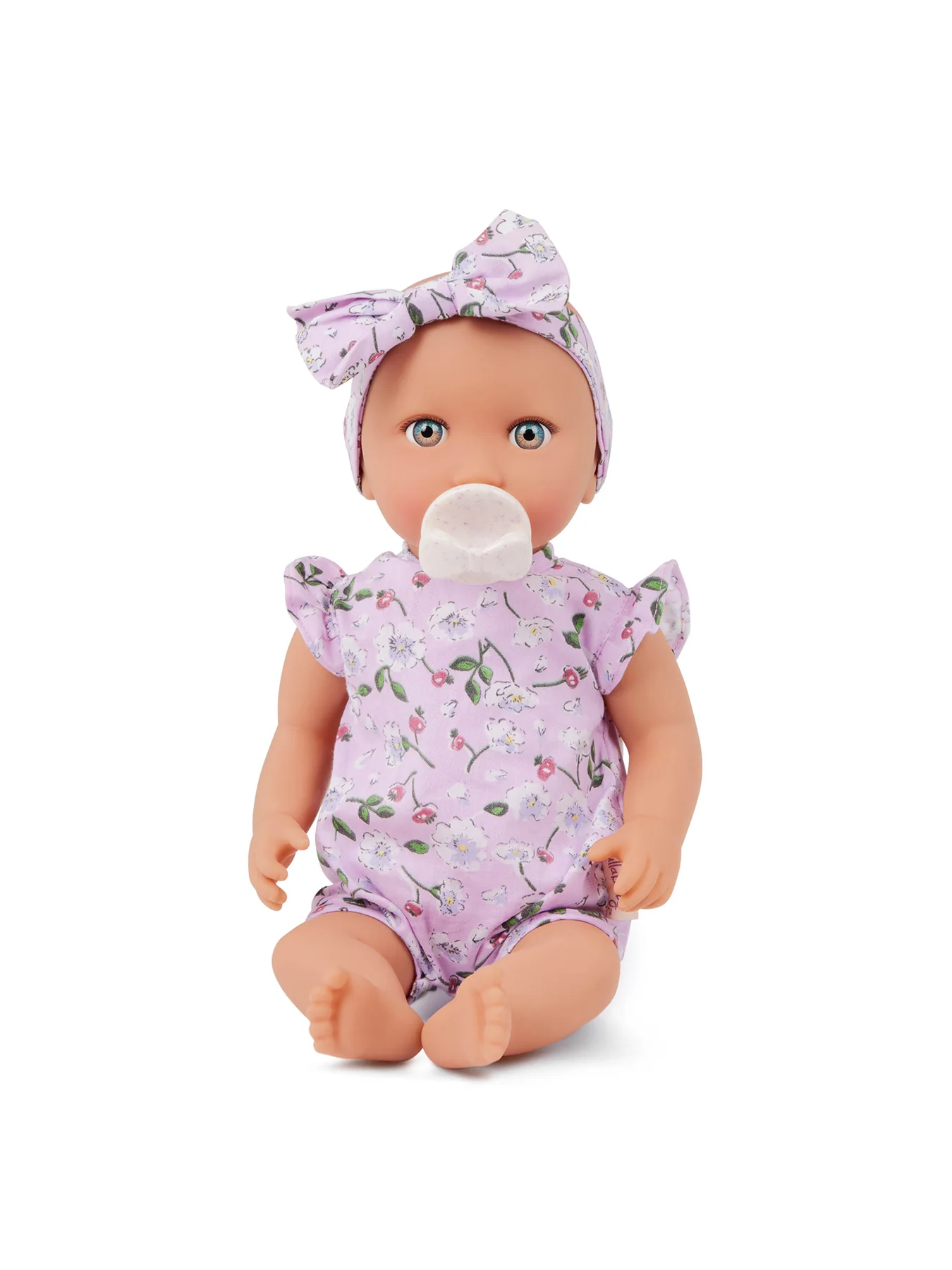 Floral Dress & Headband Doll Outfit - Image 3
