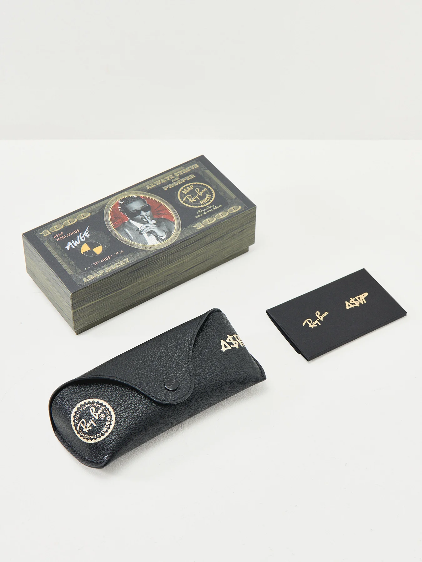 Mega Wayfarer Sunglasses Black - Image 4