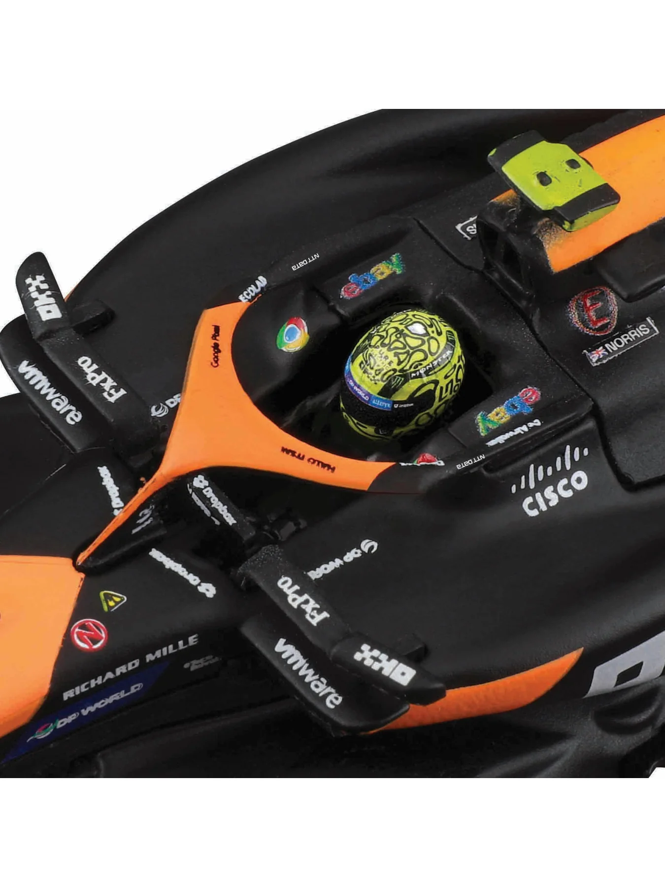 McLaren F1 MCL38 2024 Car with Norris Helmet - Image 3