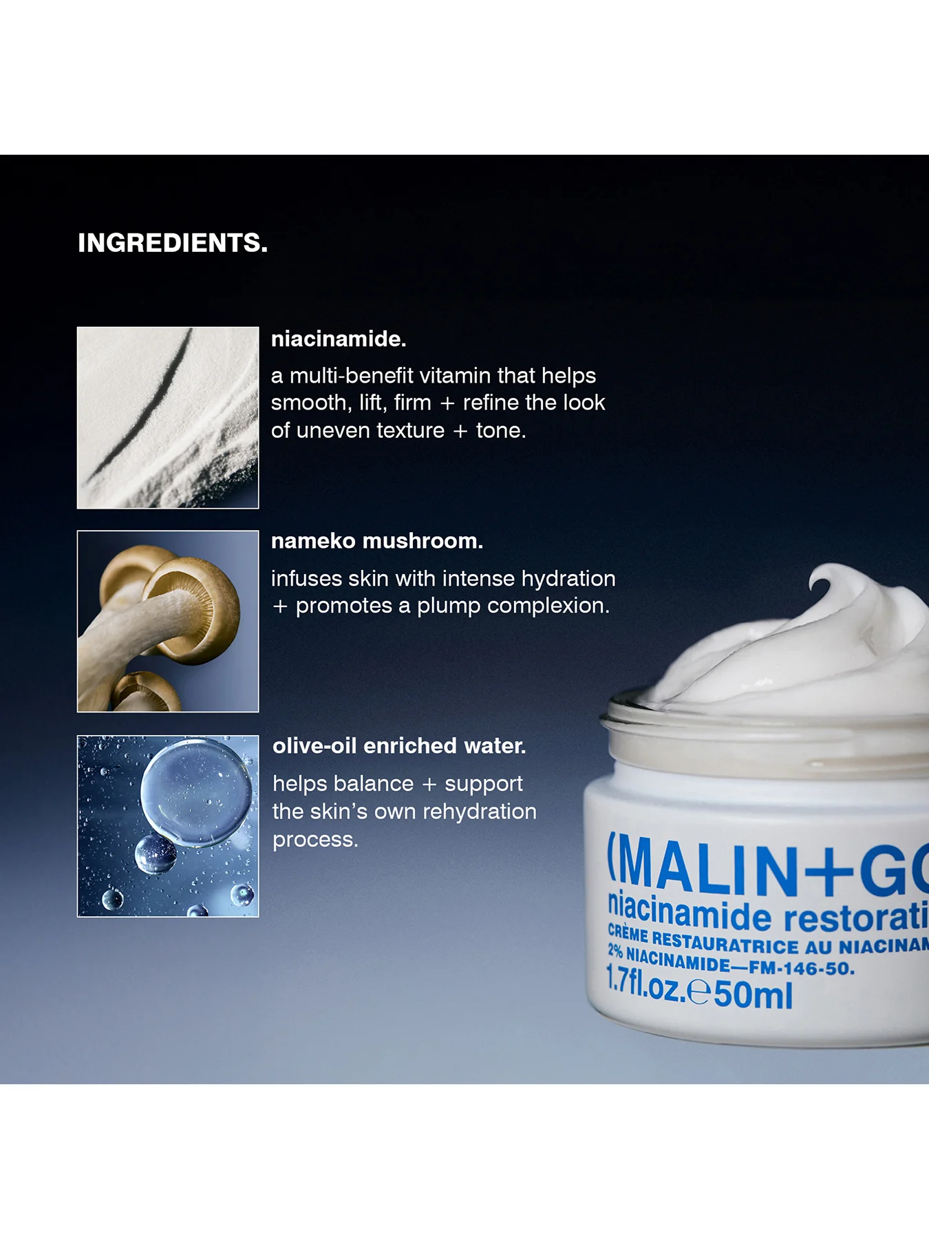 The Niacinamide Restorative Cream 50ml - Image 3