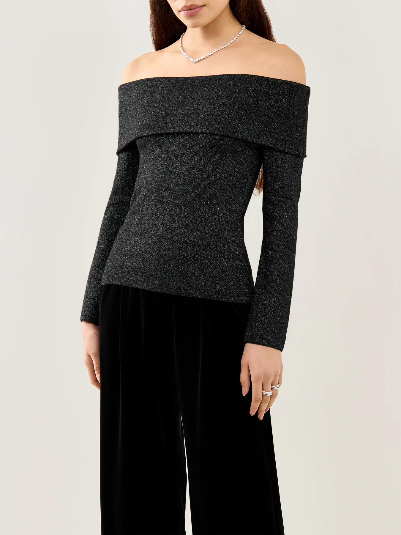 Cirella Knitted Off Shoulder Top - Image 4