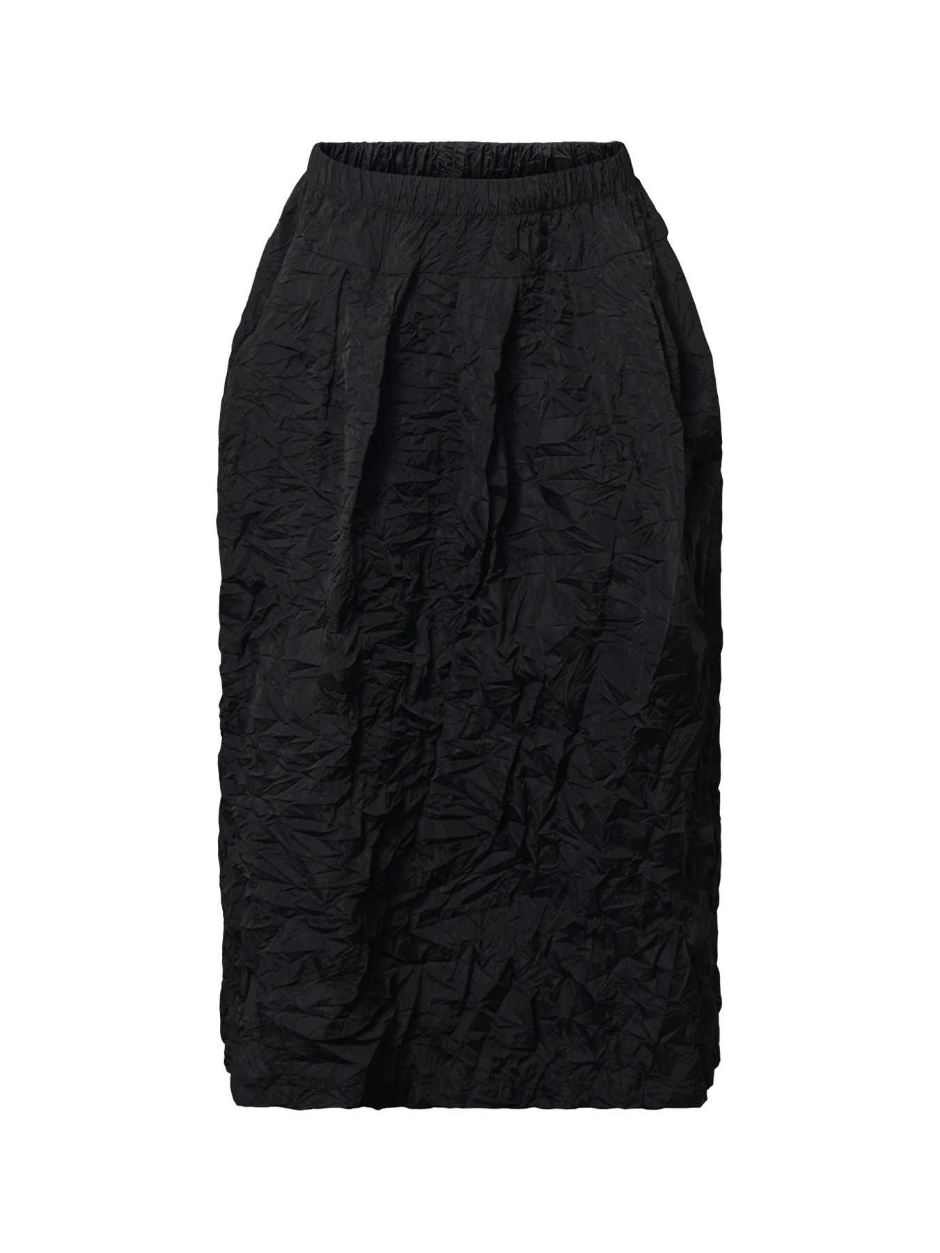 Taffeta Maxi Skirt Black