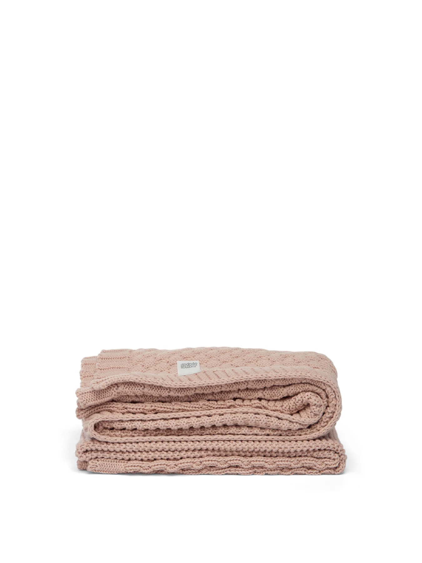 Knitted Blanket Bubble Pink - Image 5