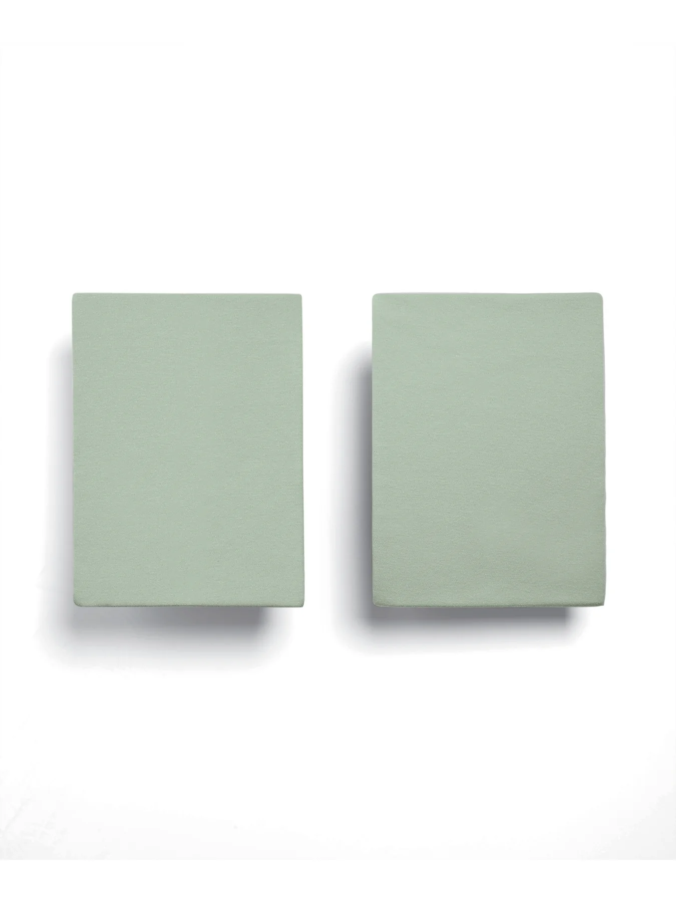 Cot Bed Fitted Sheets 2 Pack Sage - Image 3