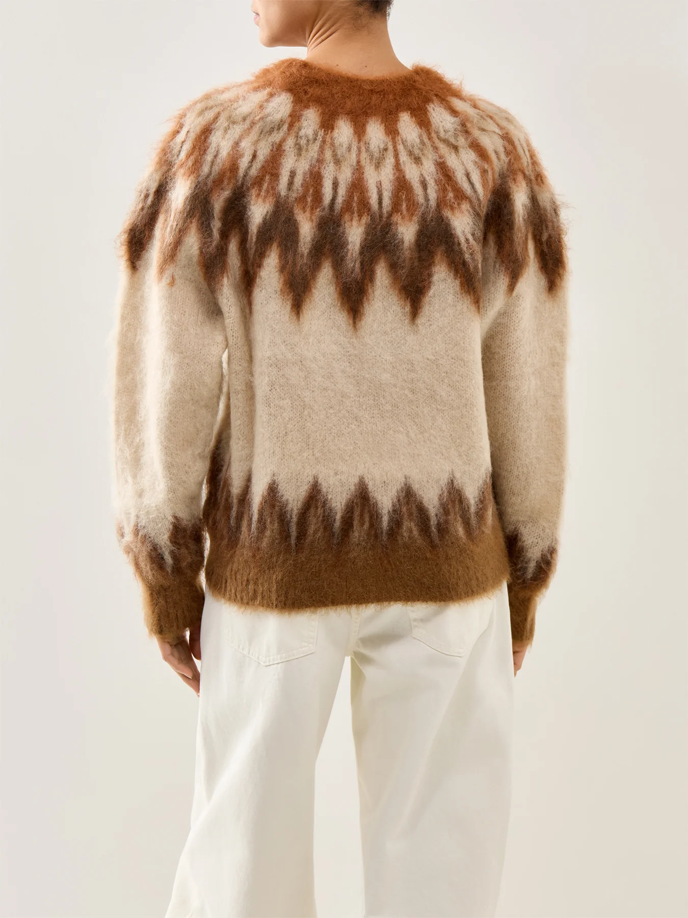 Natania Fair Isle Knit Rust - Image 5