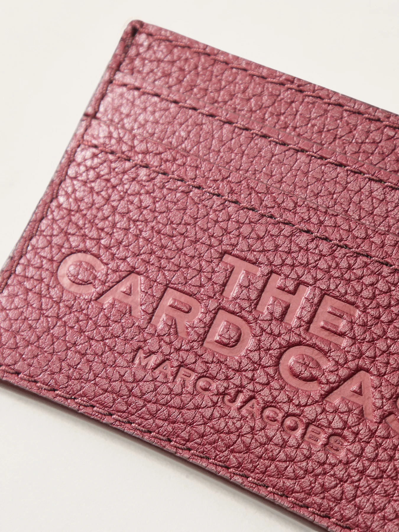Card Case Leather Cherry - Image 3