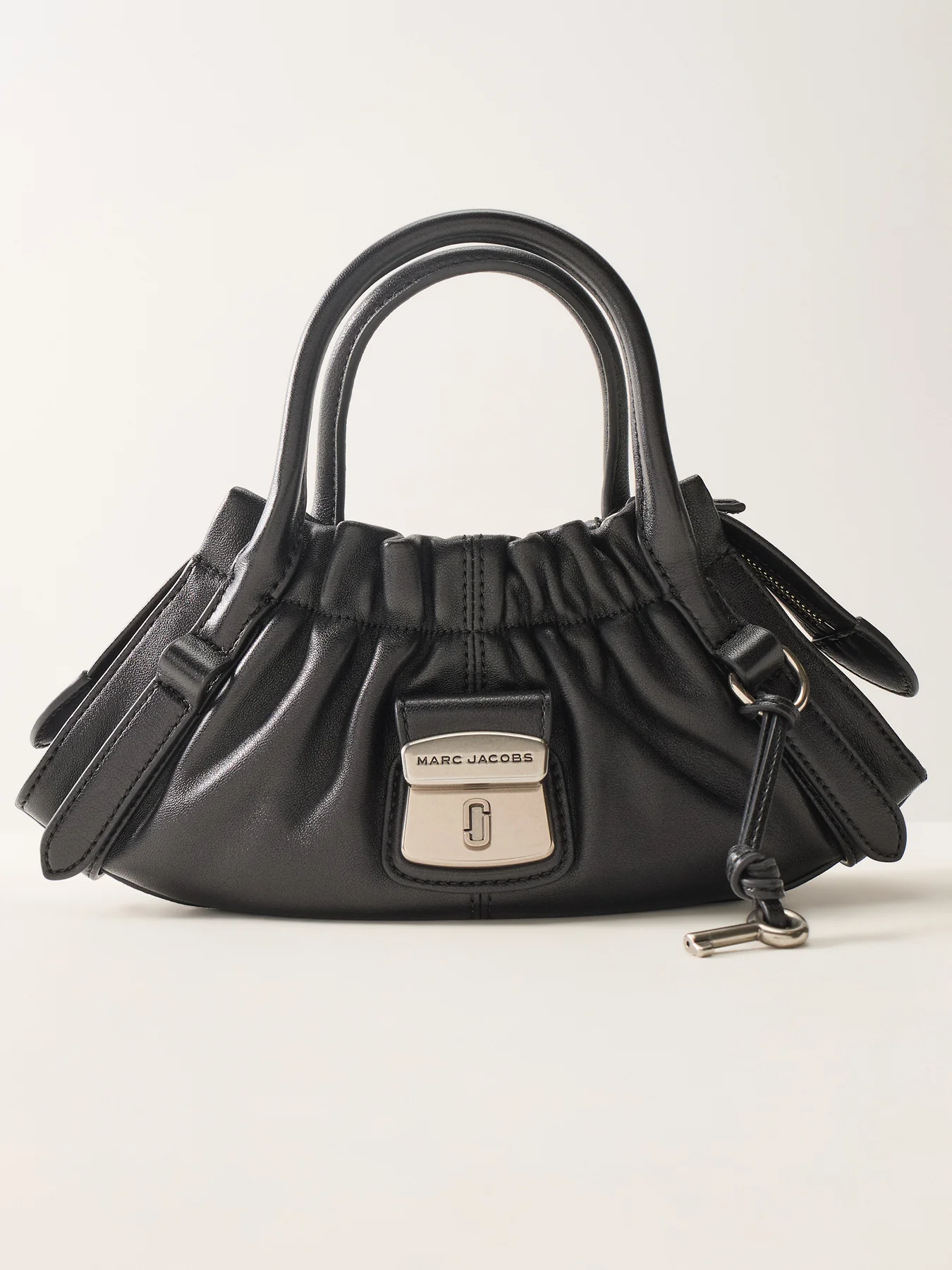 The Cristina Small Satchel Bag Black - Image 5