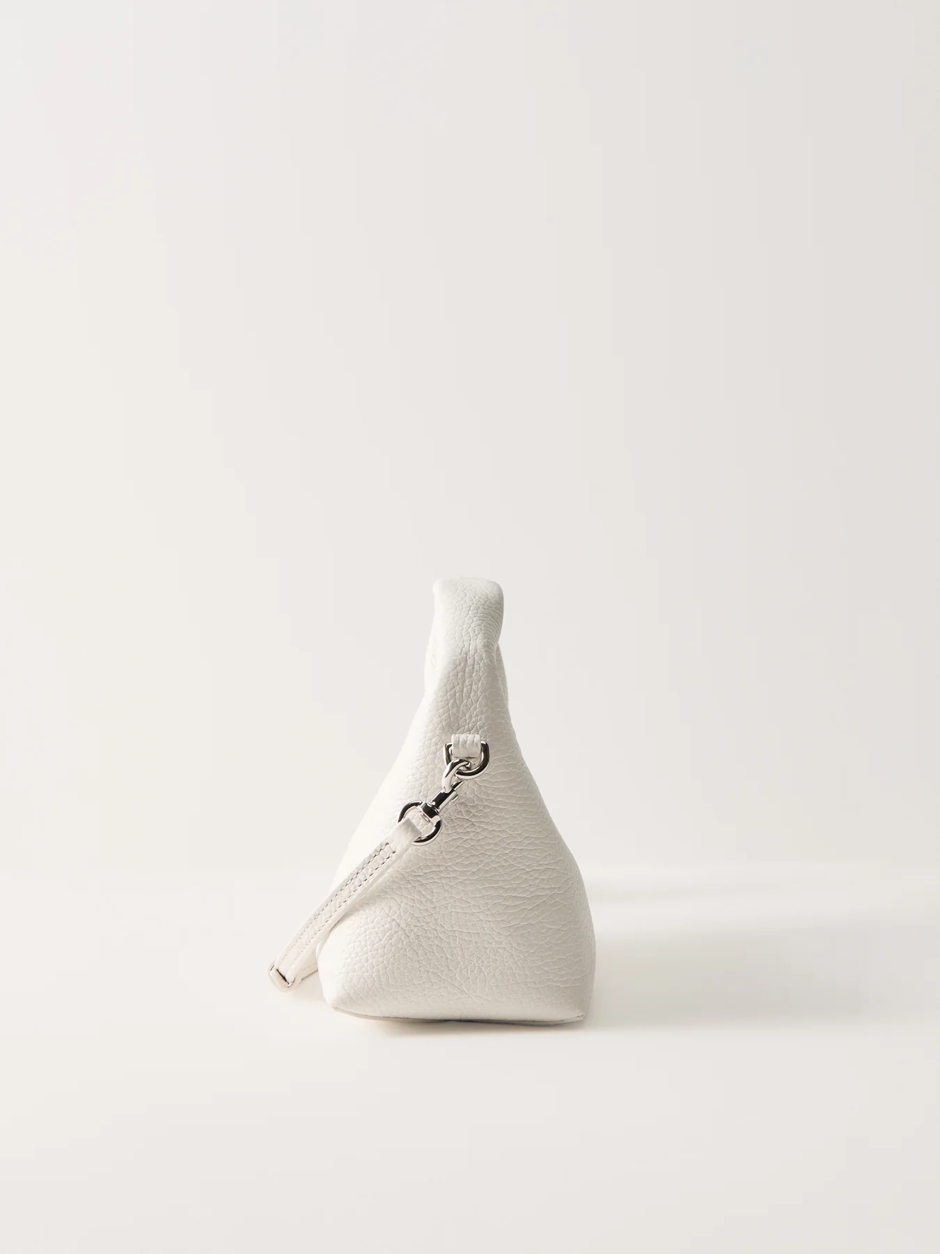 Micro Crossbody Sack Bag White - Image 4
