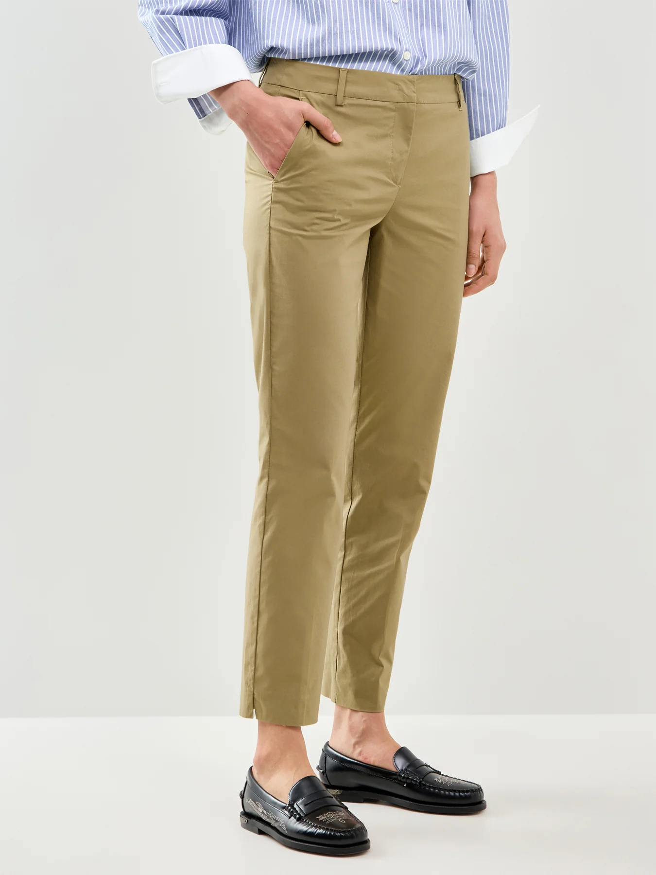 Gettone Tailored Trousers Beige - Image 4