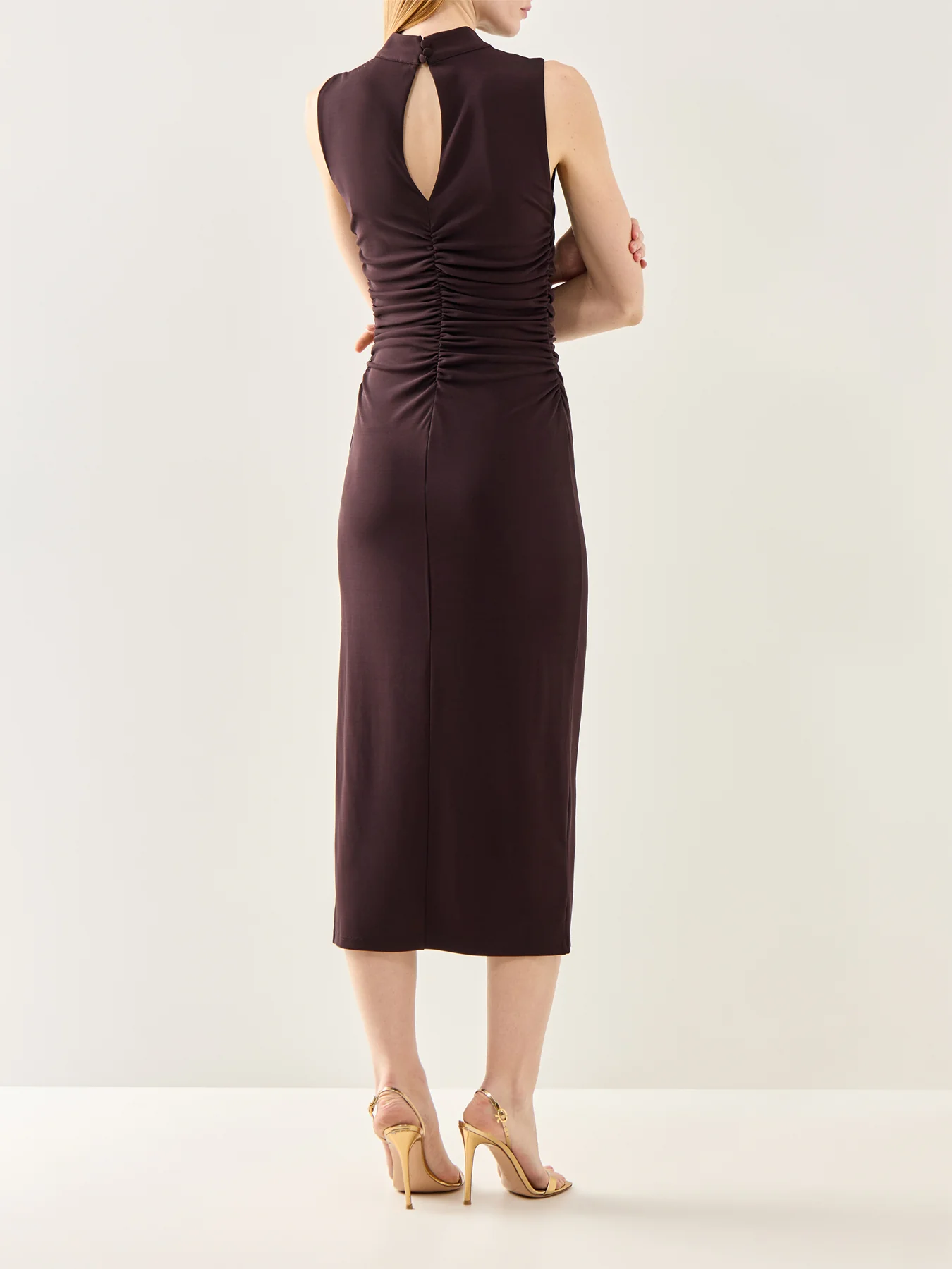 MLL Mirra Jersey Dress Burgundy - Image 5