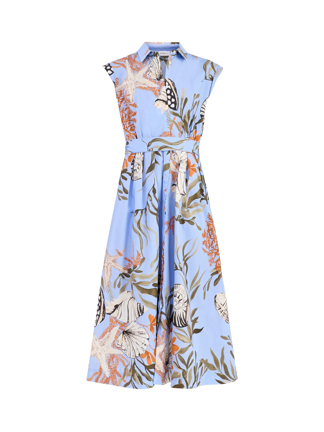 Padana Midi Dress Blue