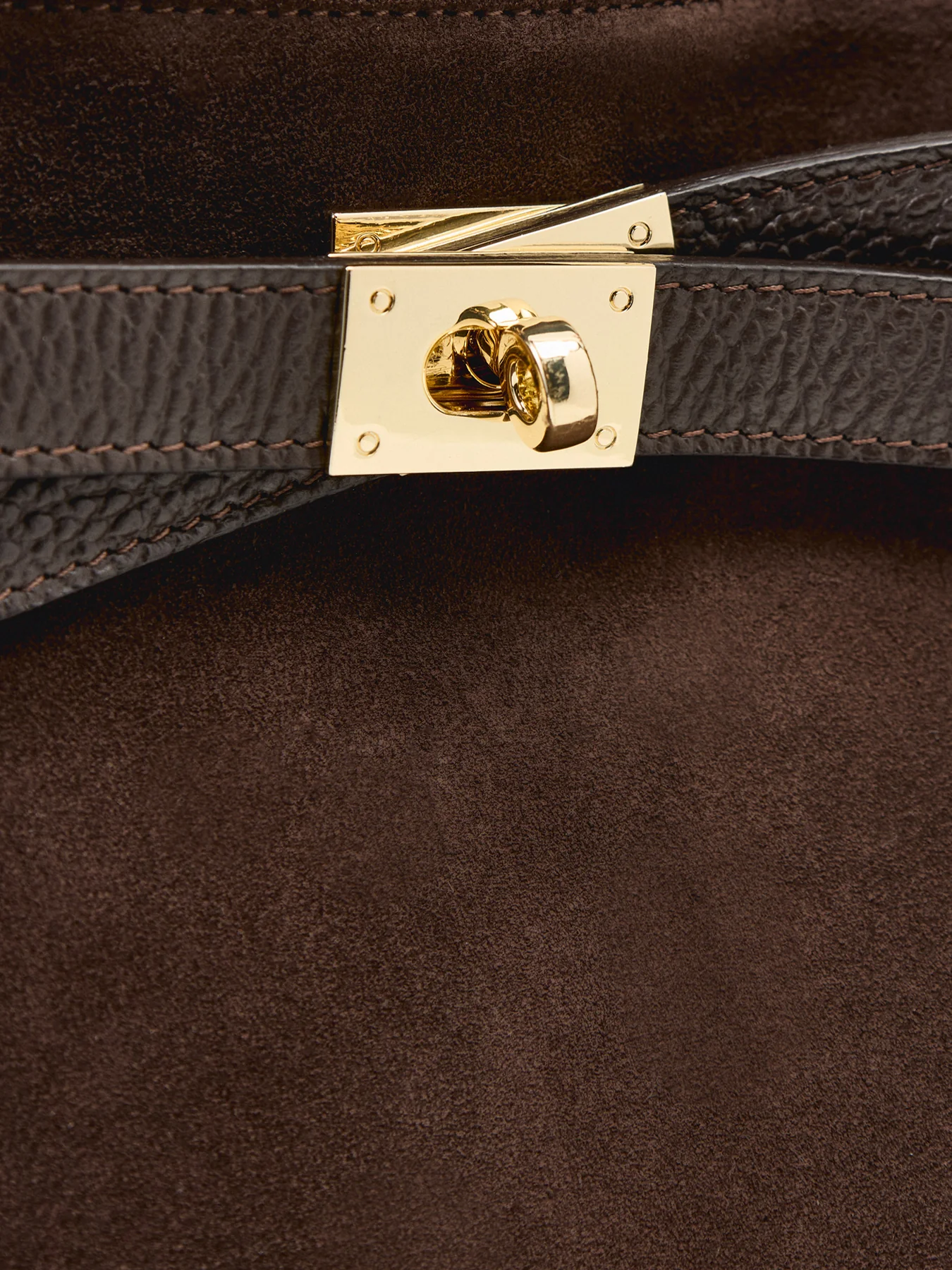Claude Suede Match Bag Brown - Image 5