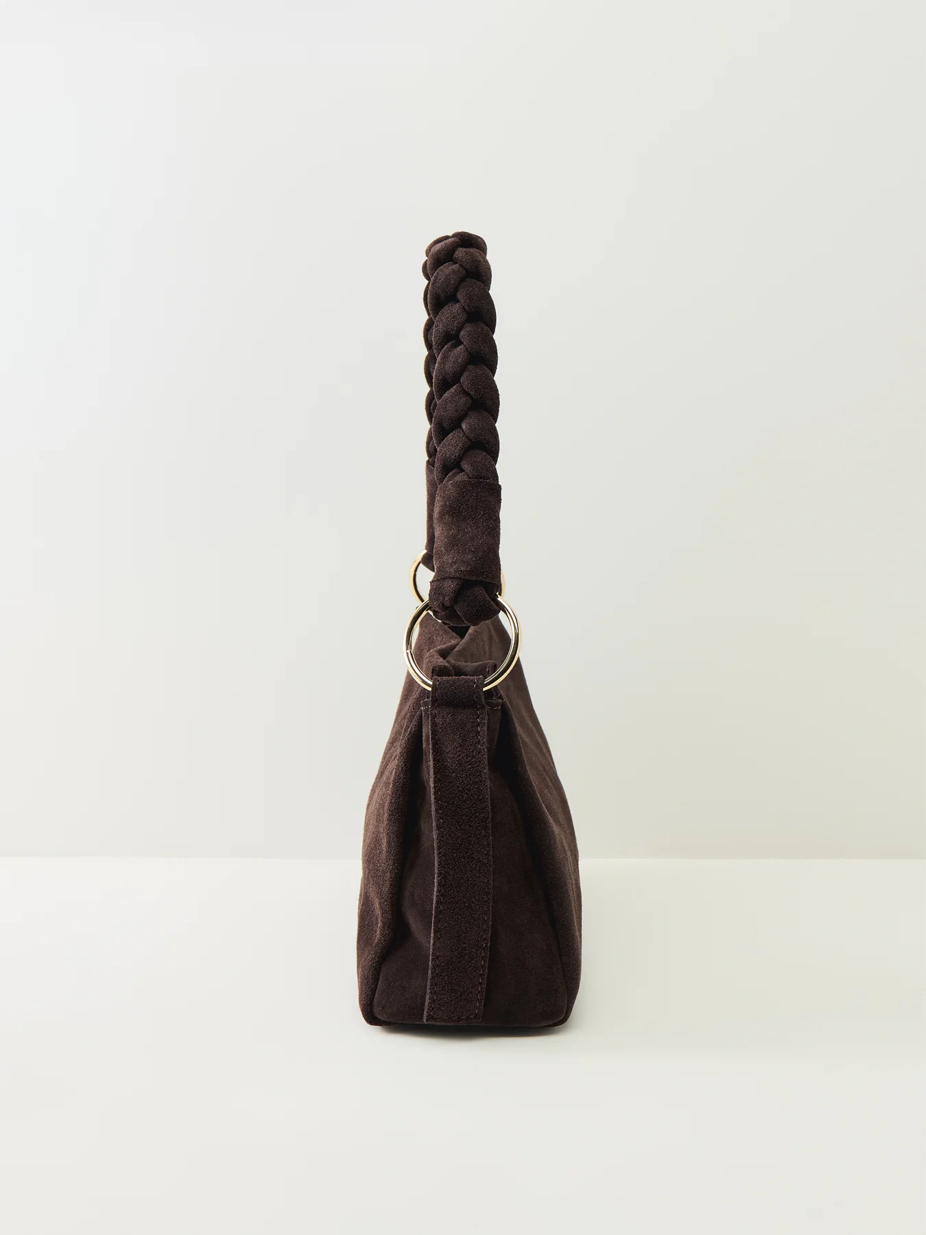 Monnios Suede Bag Brown - Image 4