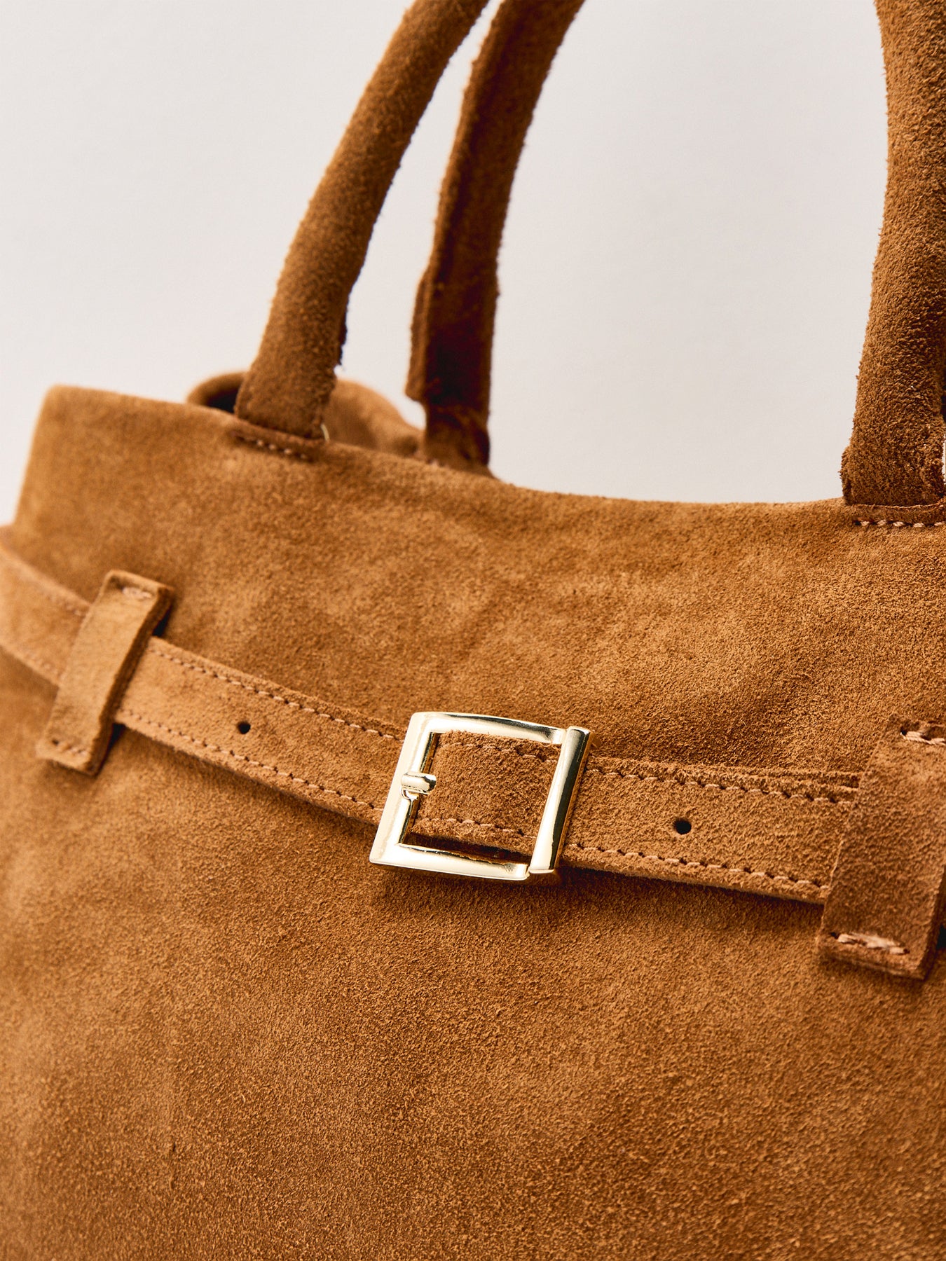 Pacino Suede Belt Bag Tan - Image 5