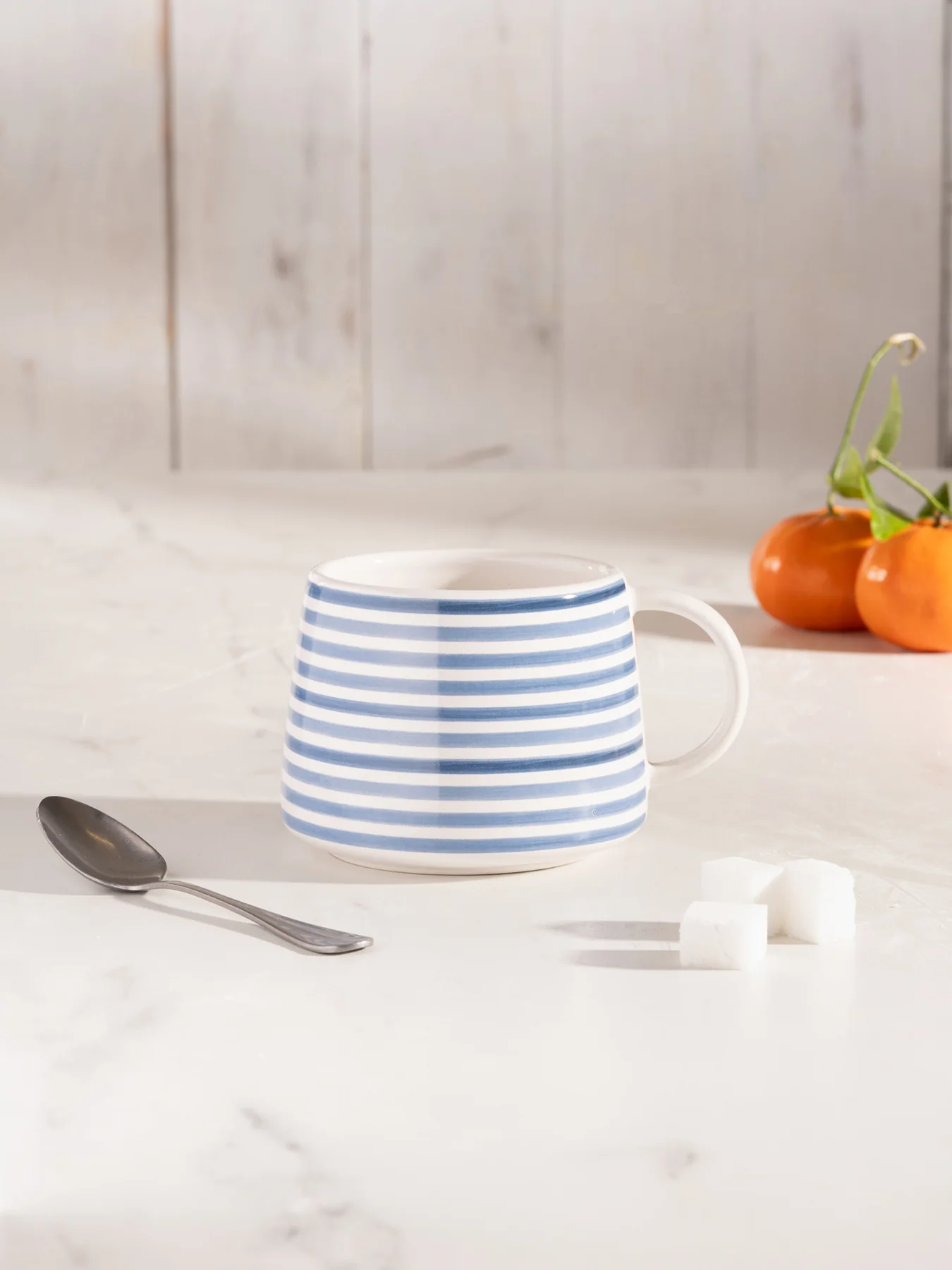 Striped Mug Blue - Image 4