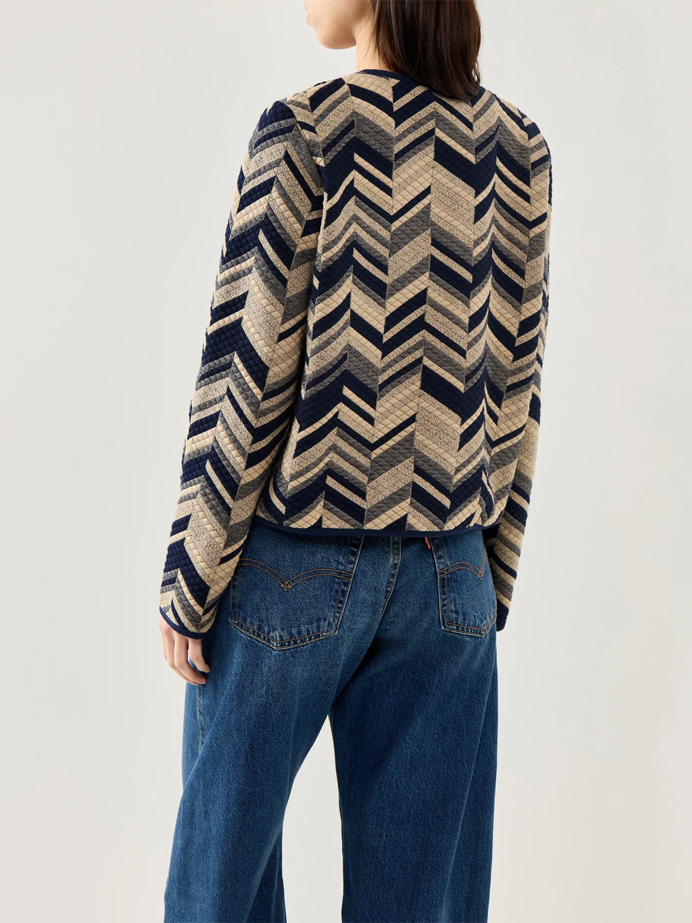 MaJuanta Jacquard Long Sleeve Jacket - Image 5