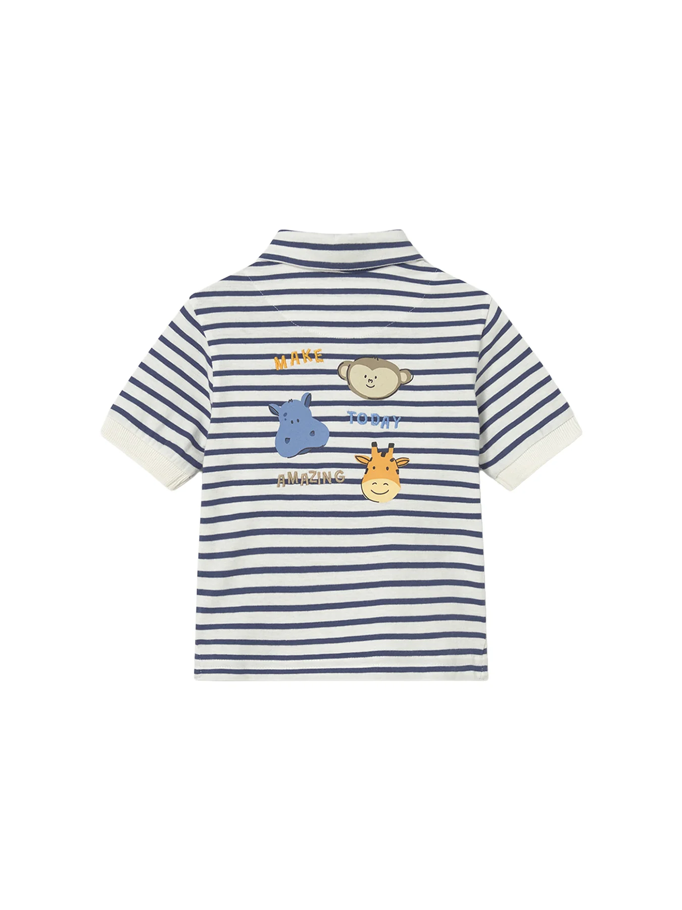 Baby Animal Short Sleeve Polo Multi - Image 2