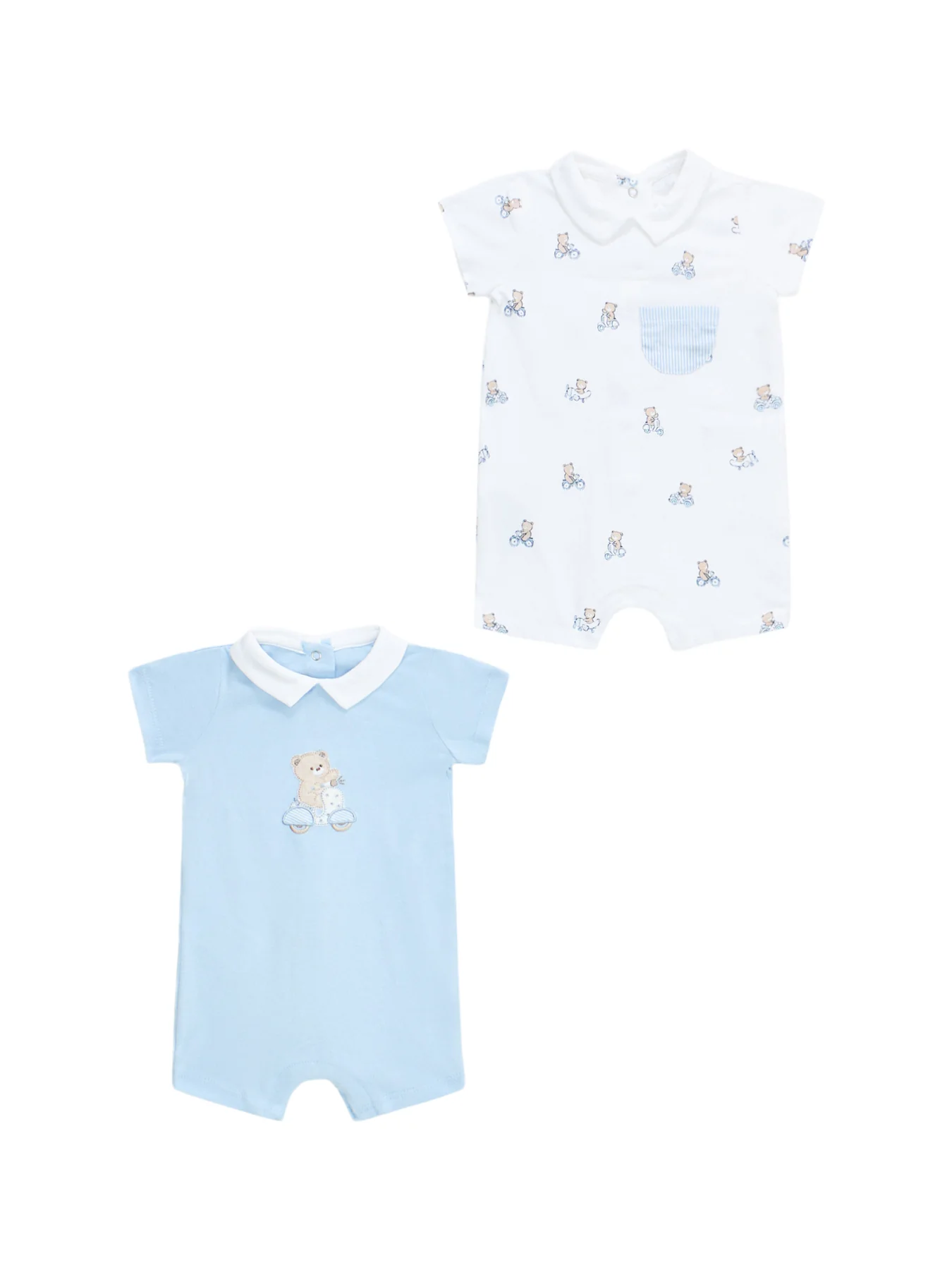 Baby Bear Romper Set Blue