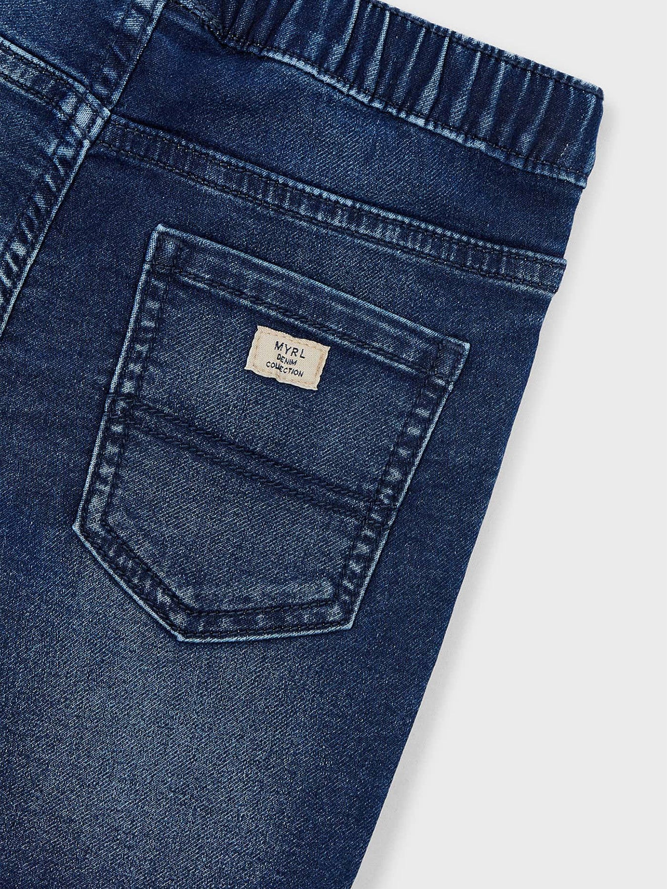 Kids’ Bermuda Denim Shorts Navy - Image 3