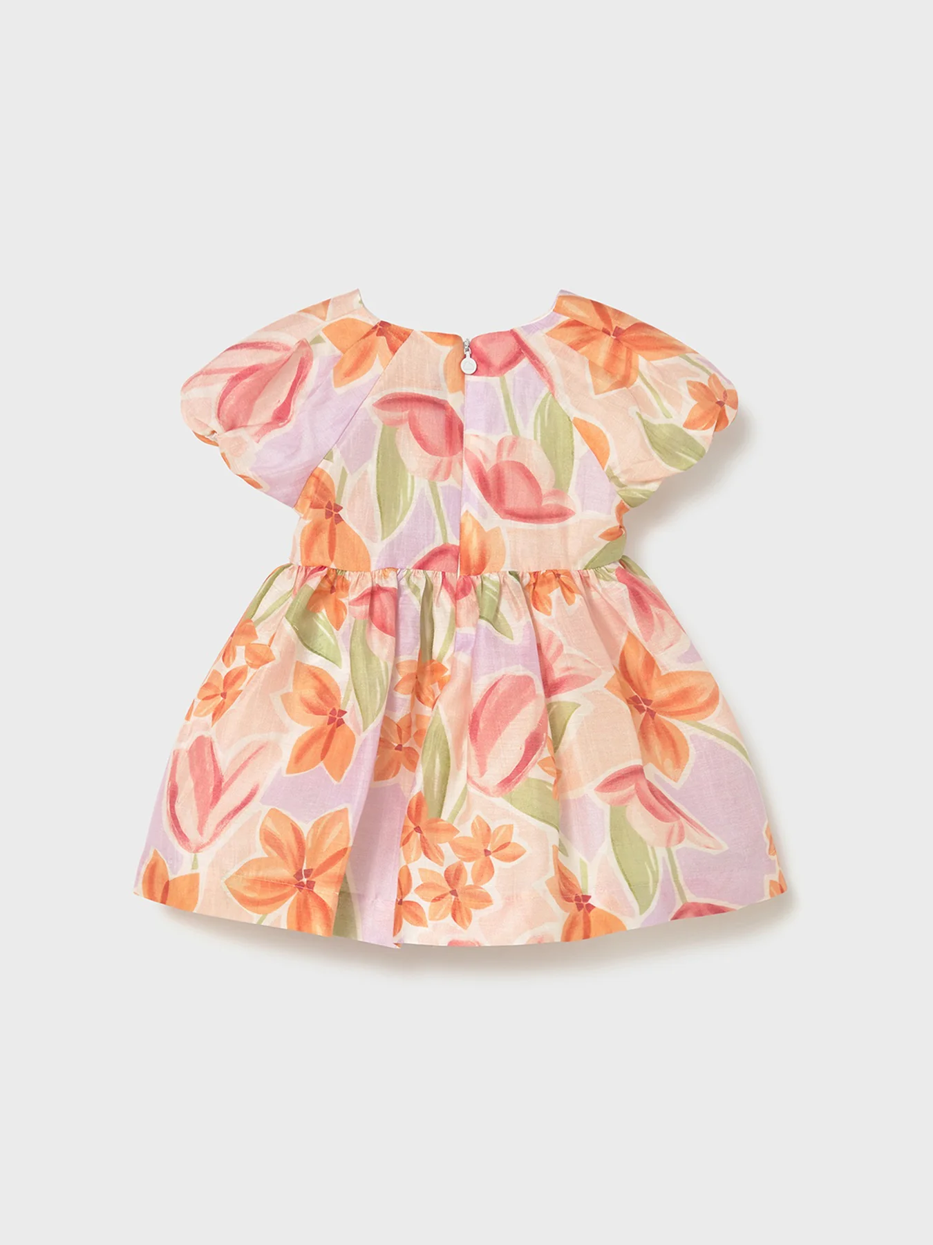 Baby Floral Dress Pink - Image 2