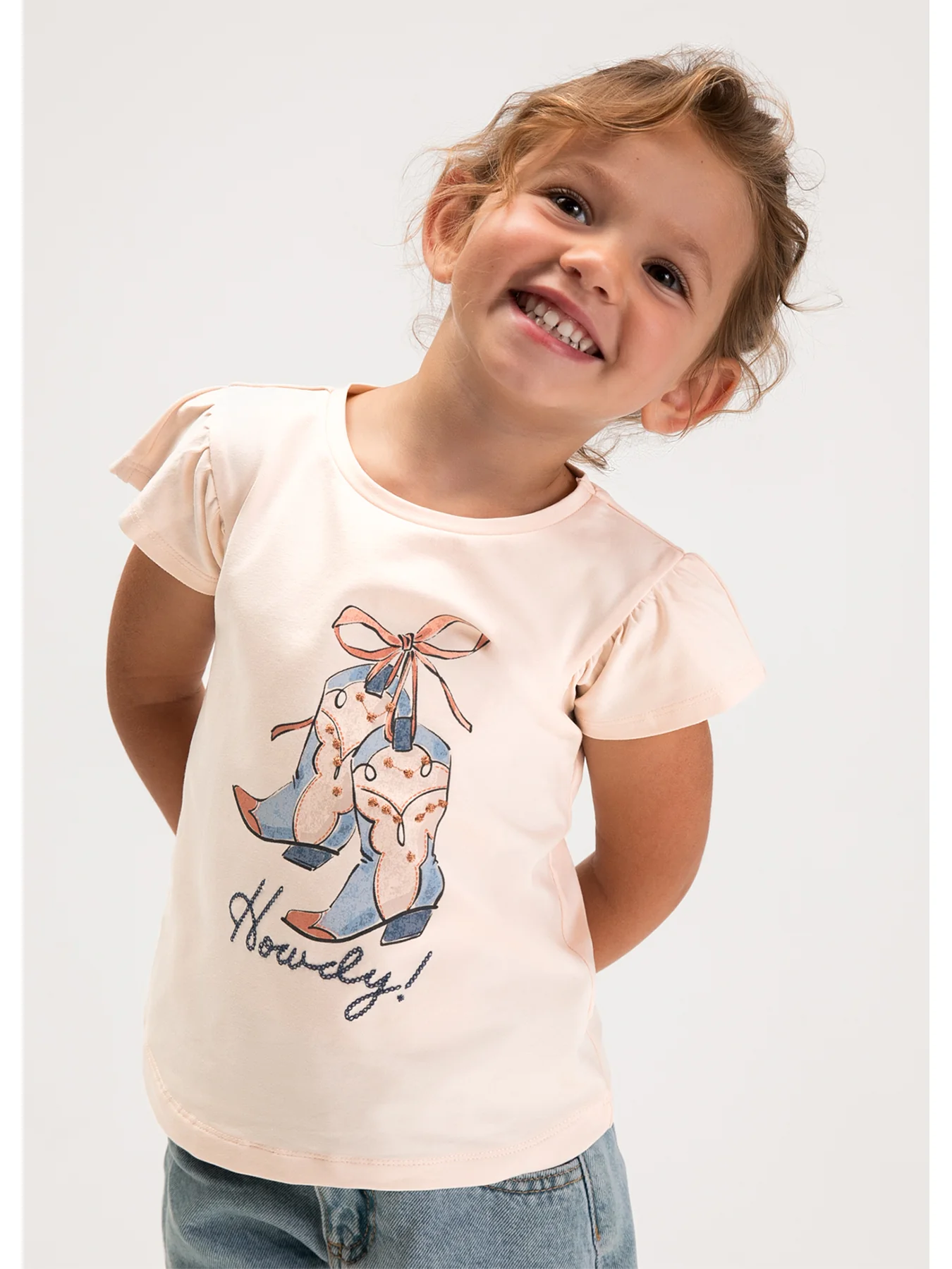 Kids’ Howdy Short Sleeve T-Shirt Multi - Image 5