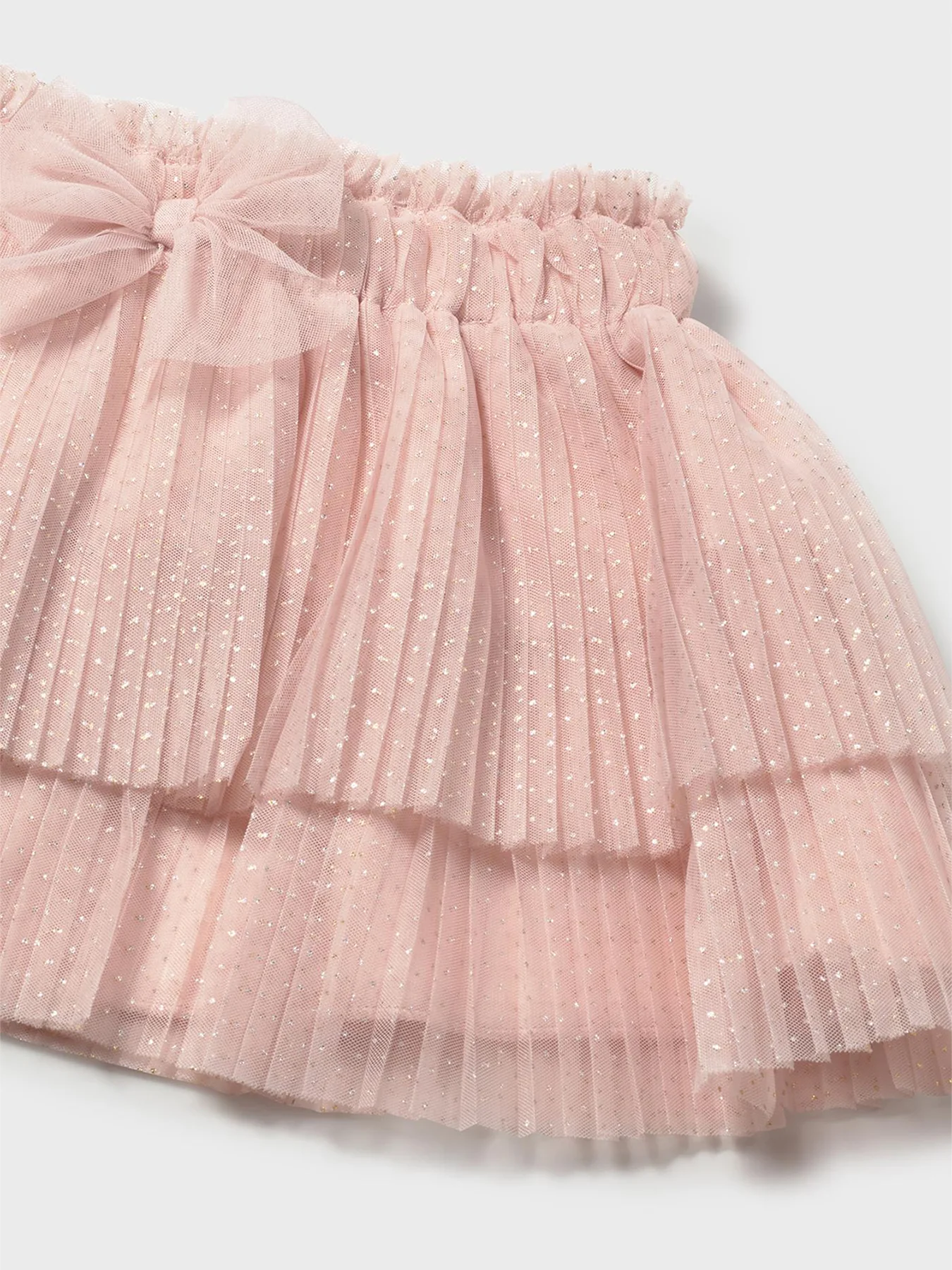 Baby Pleated Tulle Skirt Pink - Image 3
