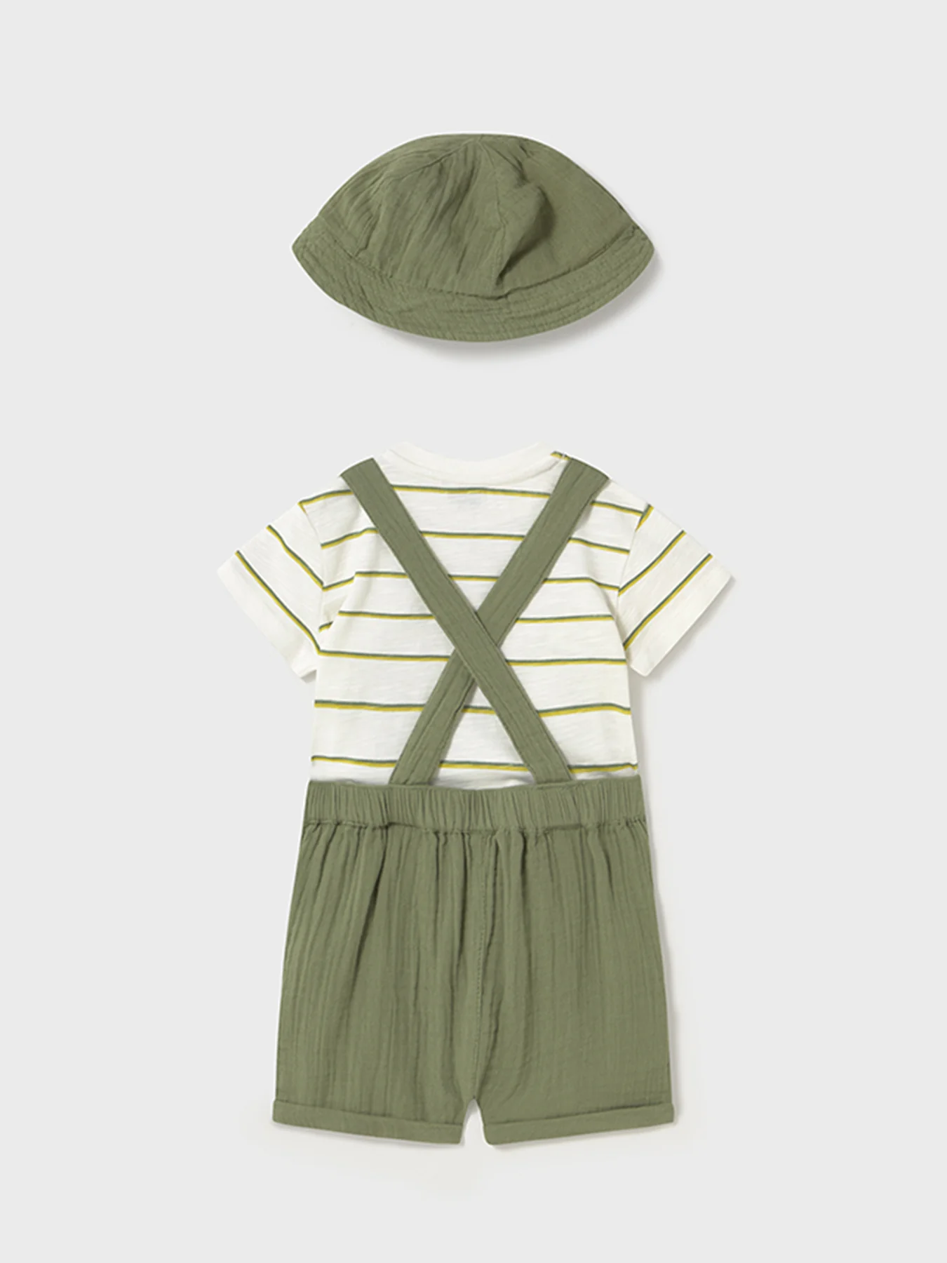 Sage t shirt dungaree set - Image 3