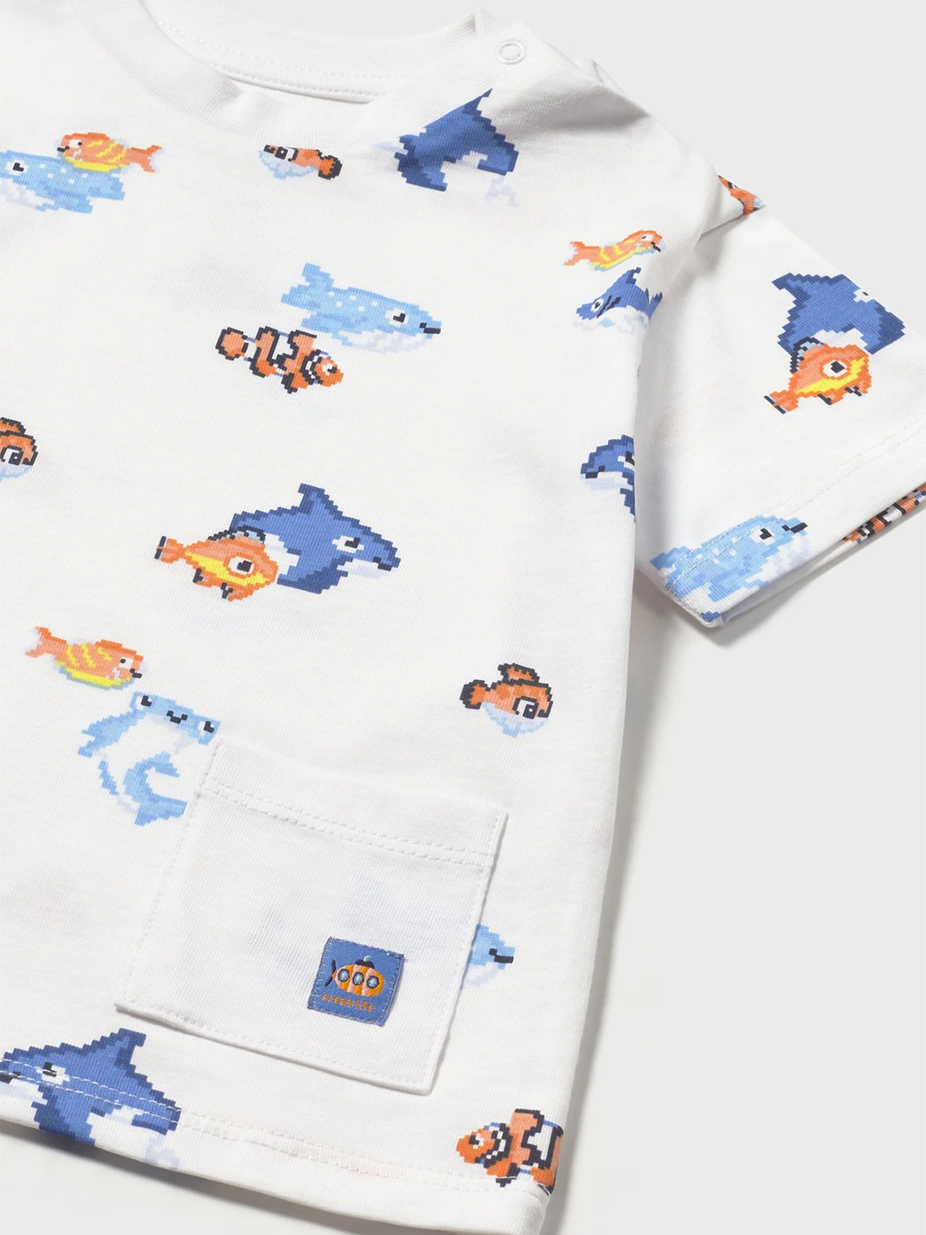 Baby Under the Sea T-Shirt Set Blue - Image 4