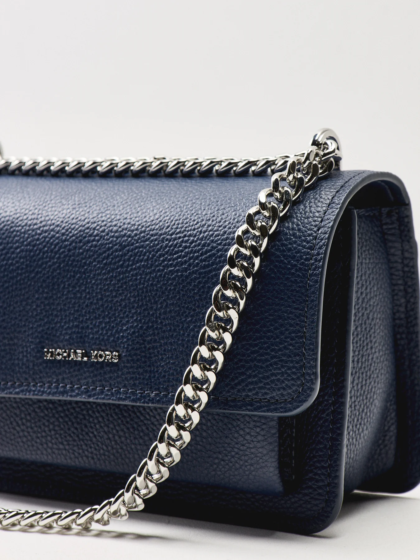 Claire Large Shoulder Bag Blue - Image 5