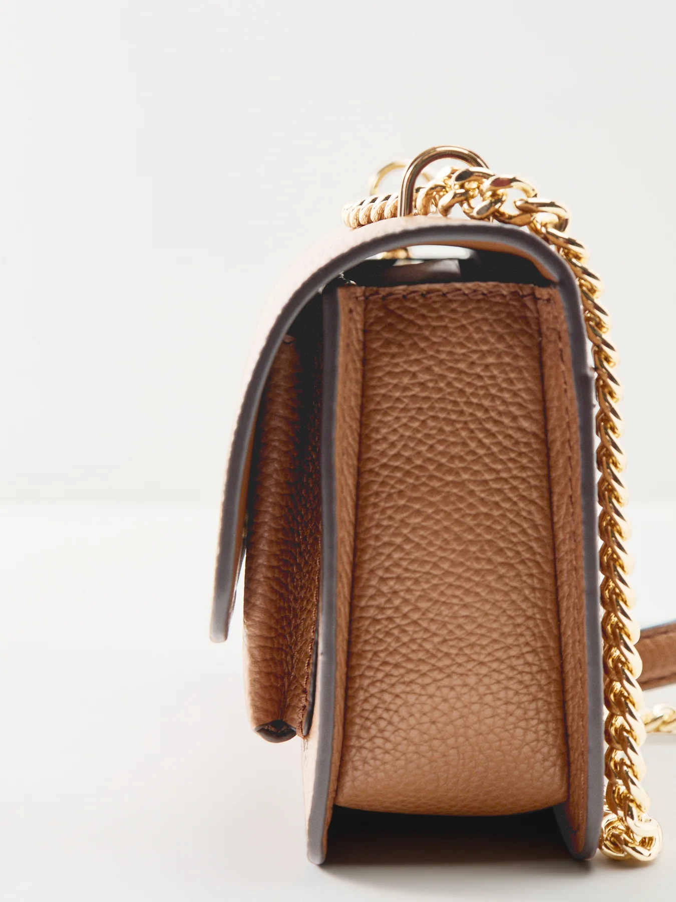 Claire Small Crossbody Bag Tan - Image 5