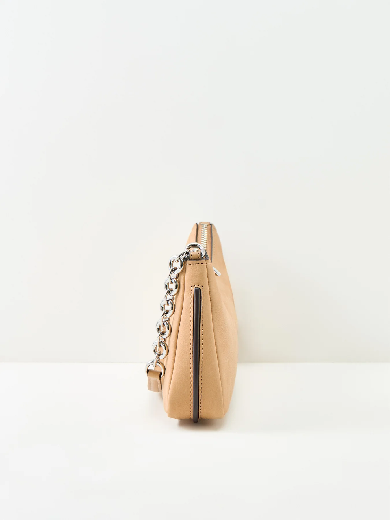 Nolita Medium Chain Pouchette Beige - Image 4