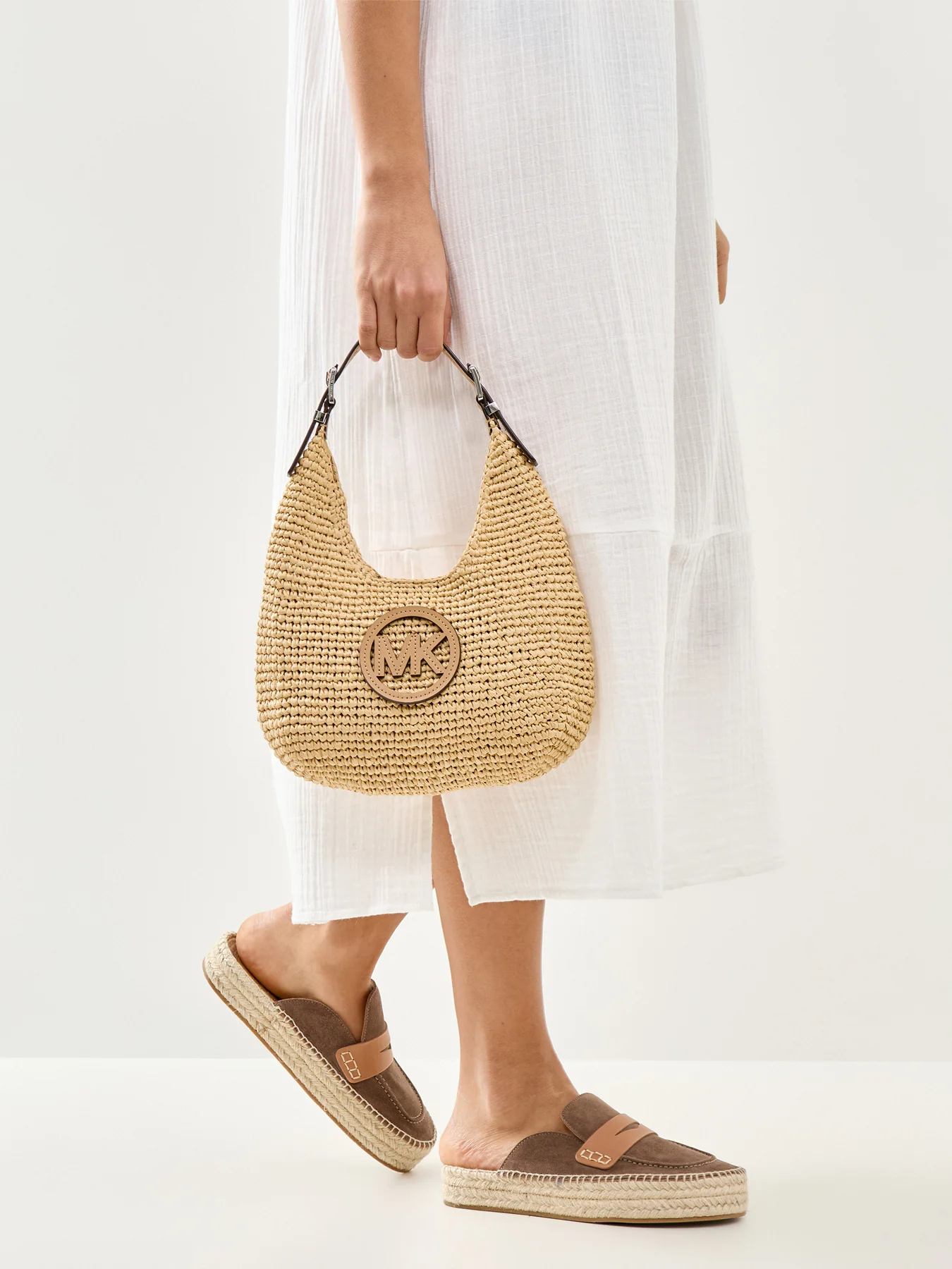 Nolita Hobo Shoulder Bag Tan - Image 2
