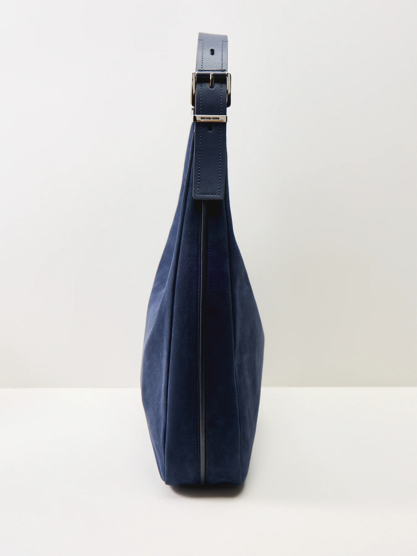 Nolita Suede Large Hobo Bag Blue - Image 4