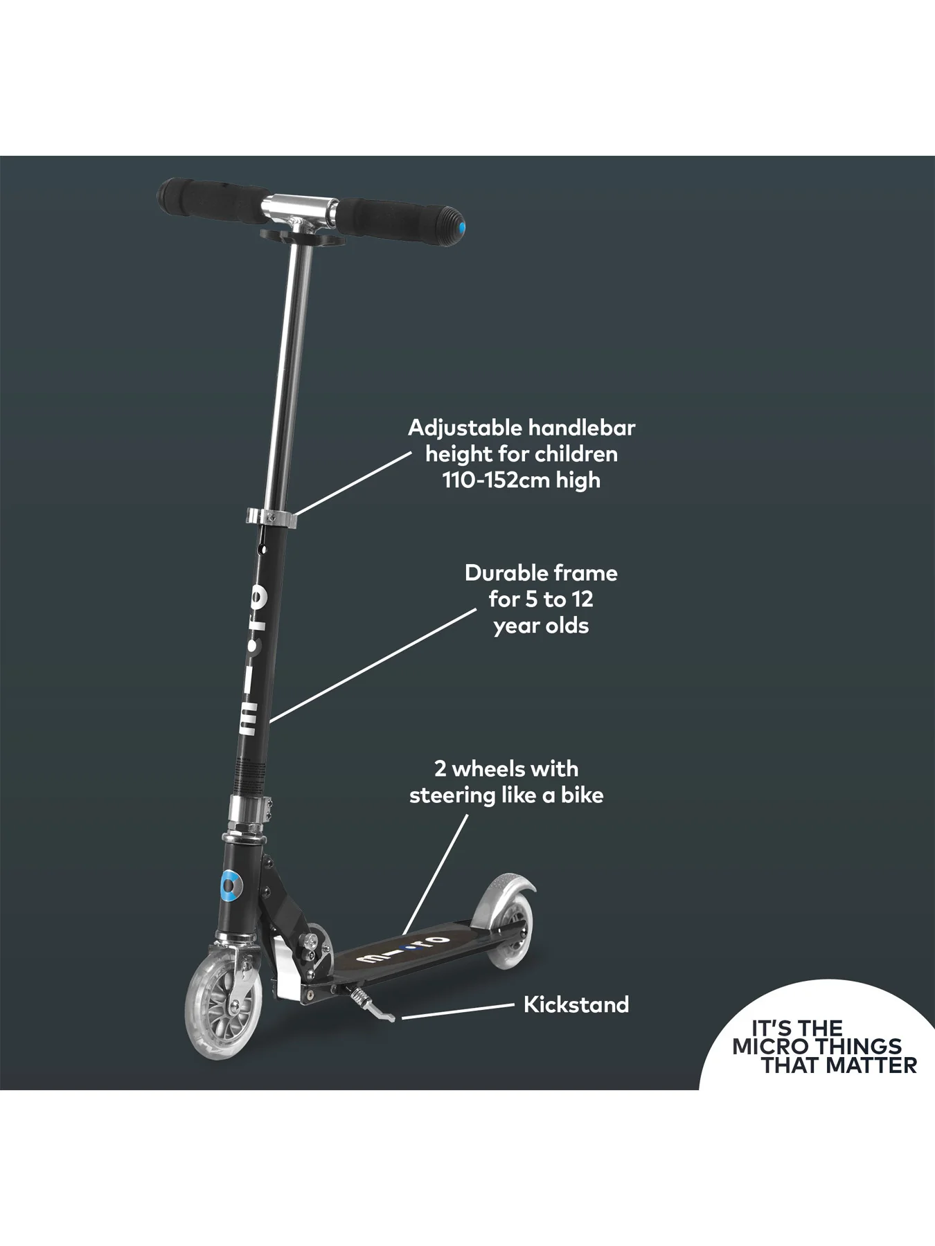 Sprite Stripe Classic Scooter Black - Image 5
