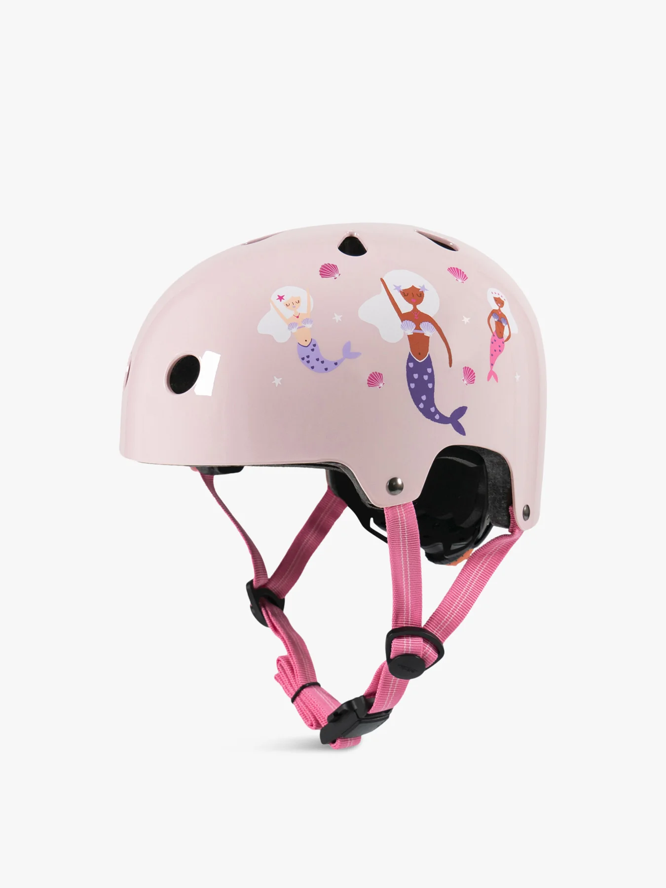 Kids’ Mermaid Print Cycle Helmet Medium - Image 5