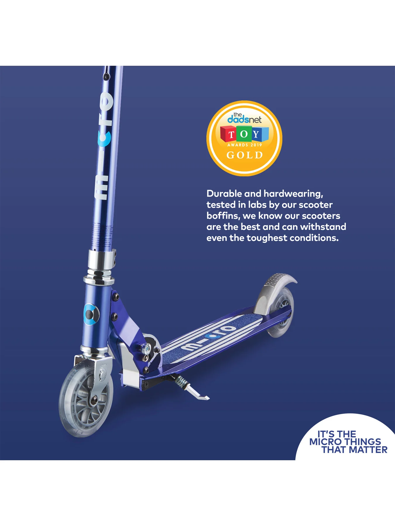 Sprite Stripe Classic Scooter Blue - Image 7
