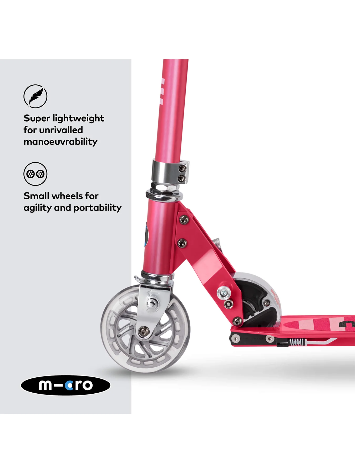 Sprite Stripe Classic Scooter Pink - Image 11