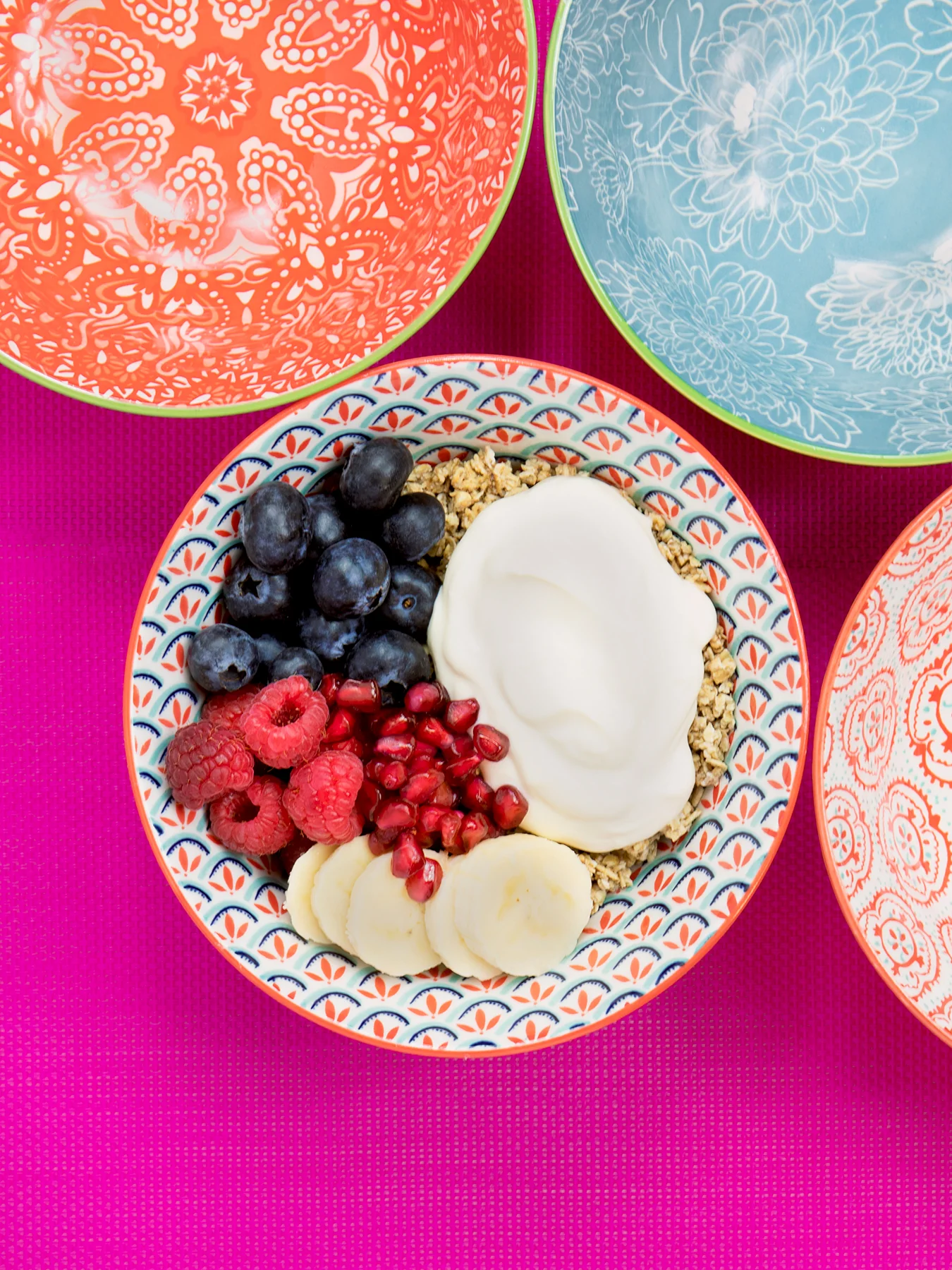 Glazed Stoneware Bowl Set of Four - Image 9